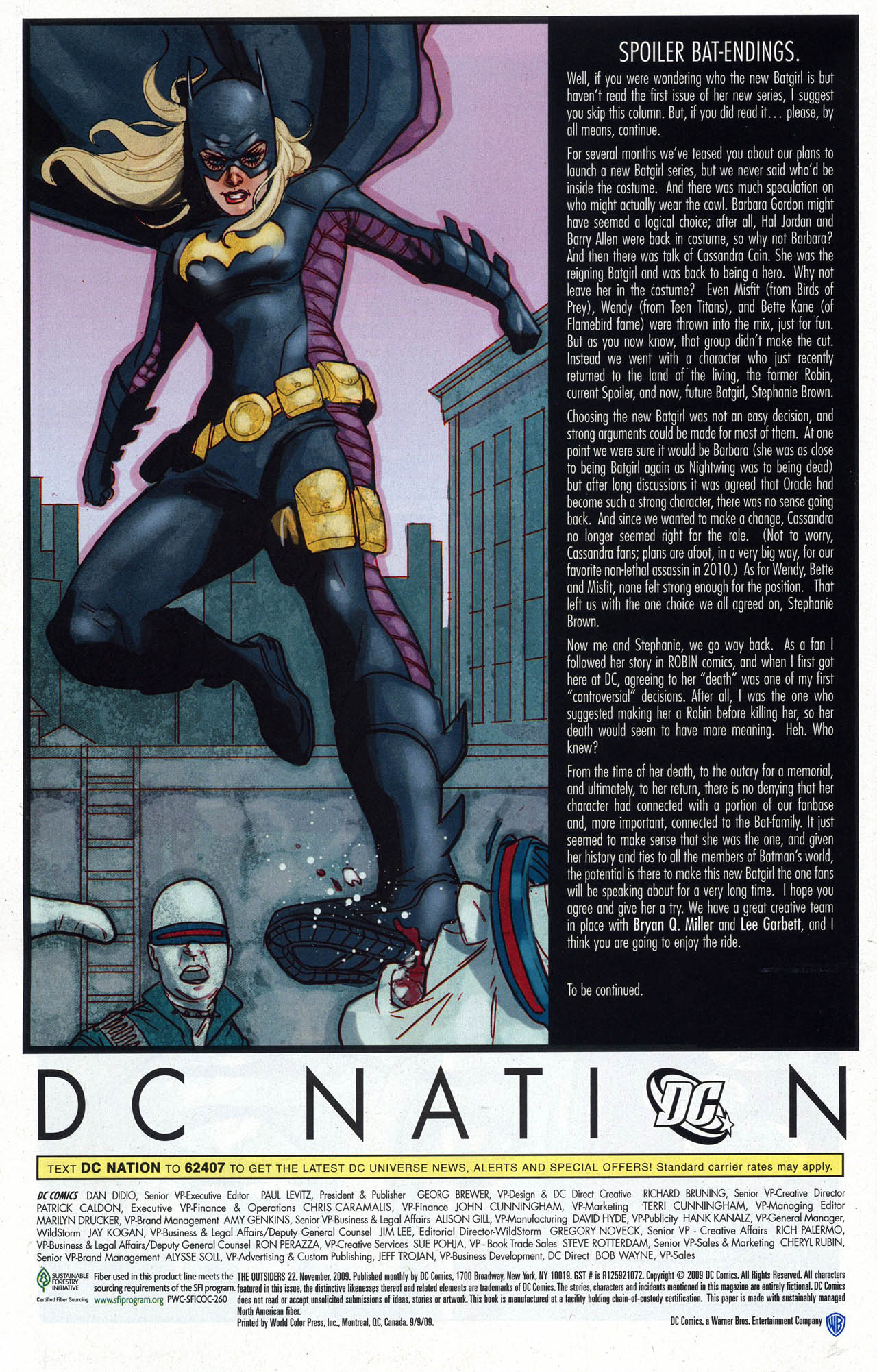 Read online The Outsiders (2009) comic -  Issue #22 - 24