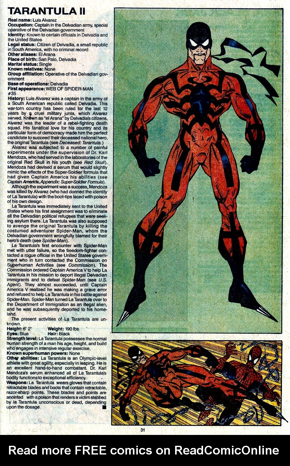Read online The Official Handbook of the Marvel Universe: Update '89 comic -  Issue #7 - 33