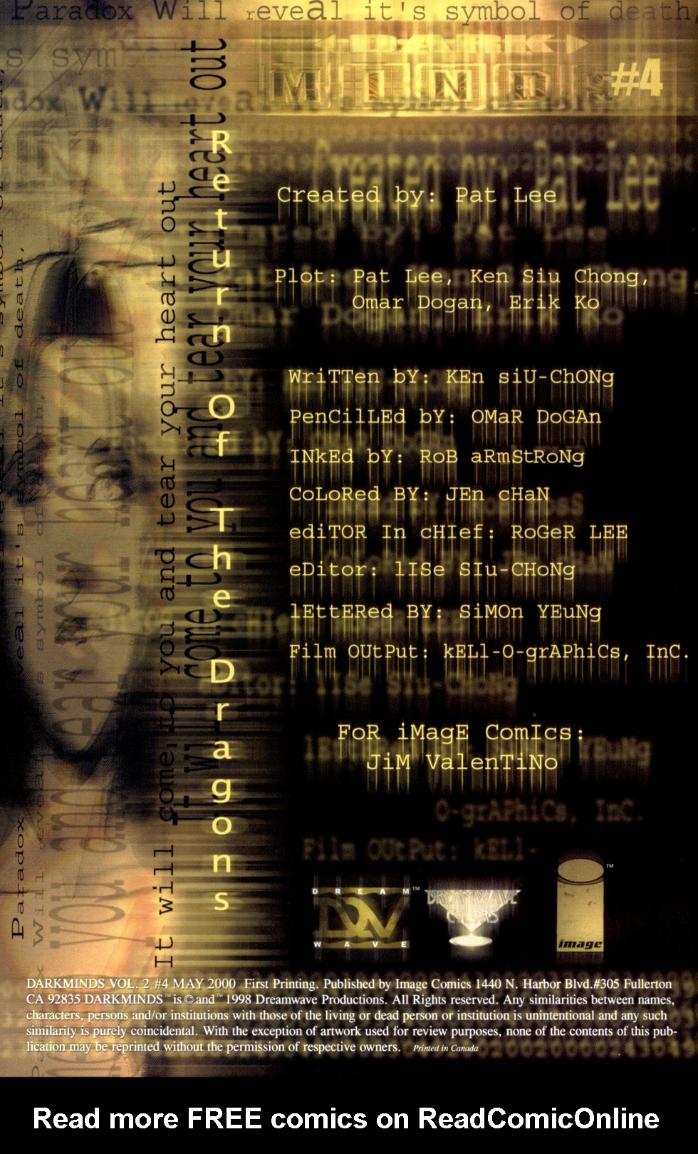 Read online Darkminds (2000) comic -  Issue #4 - 2