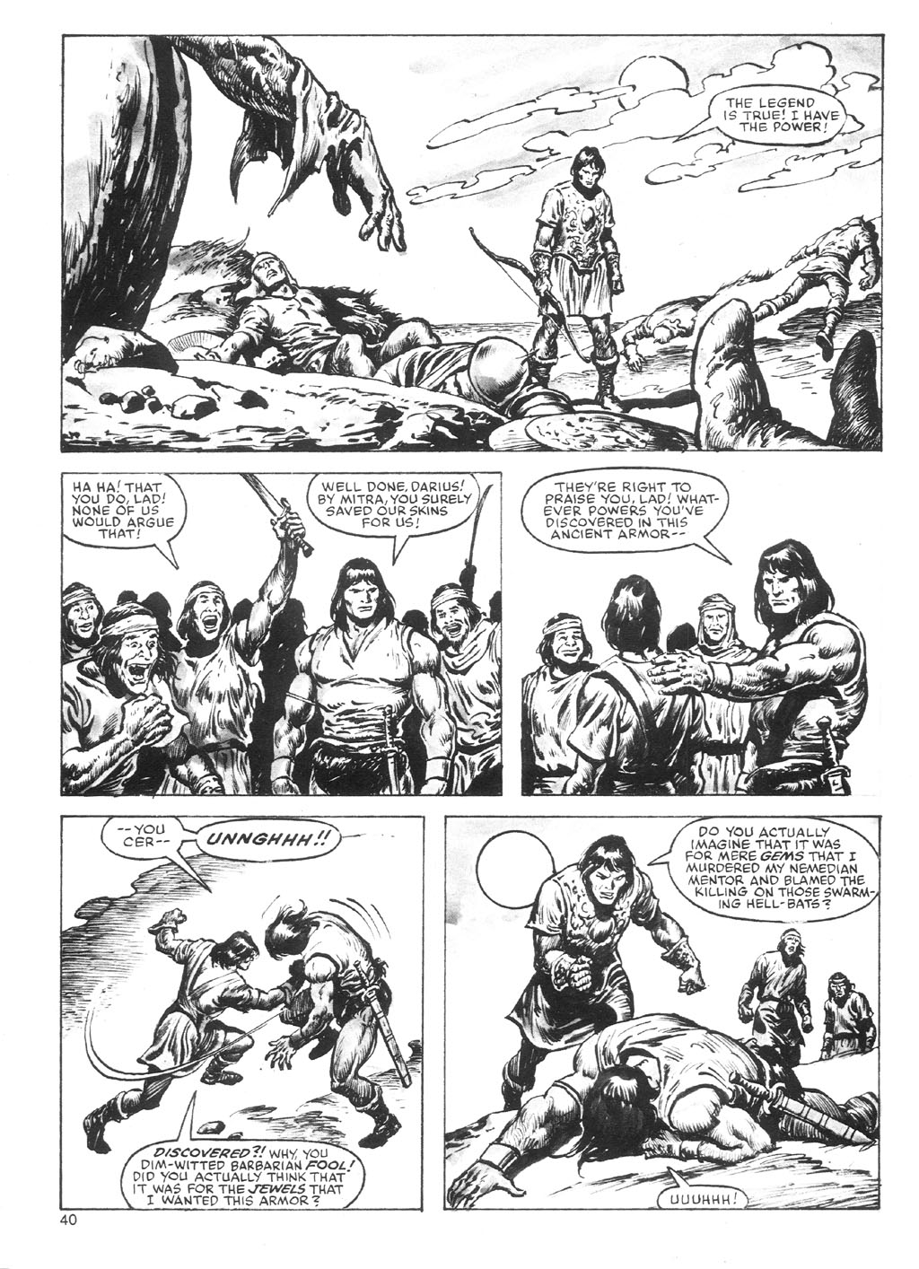 Read online The Savage Sword Of Conan comic -  Issue #87 - 40