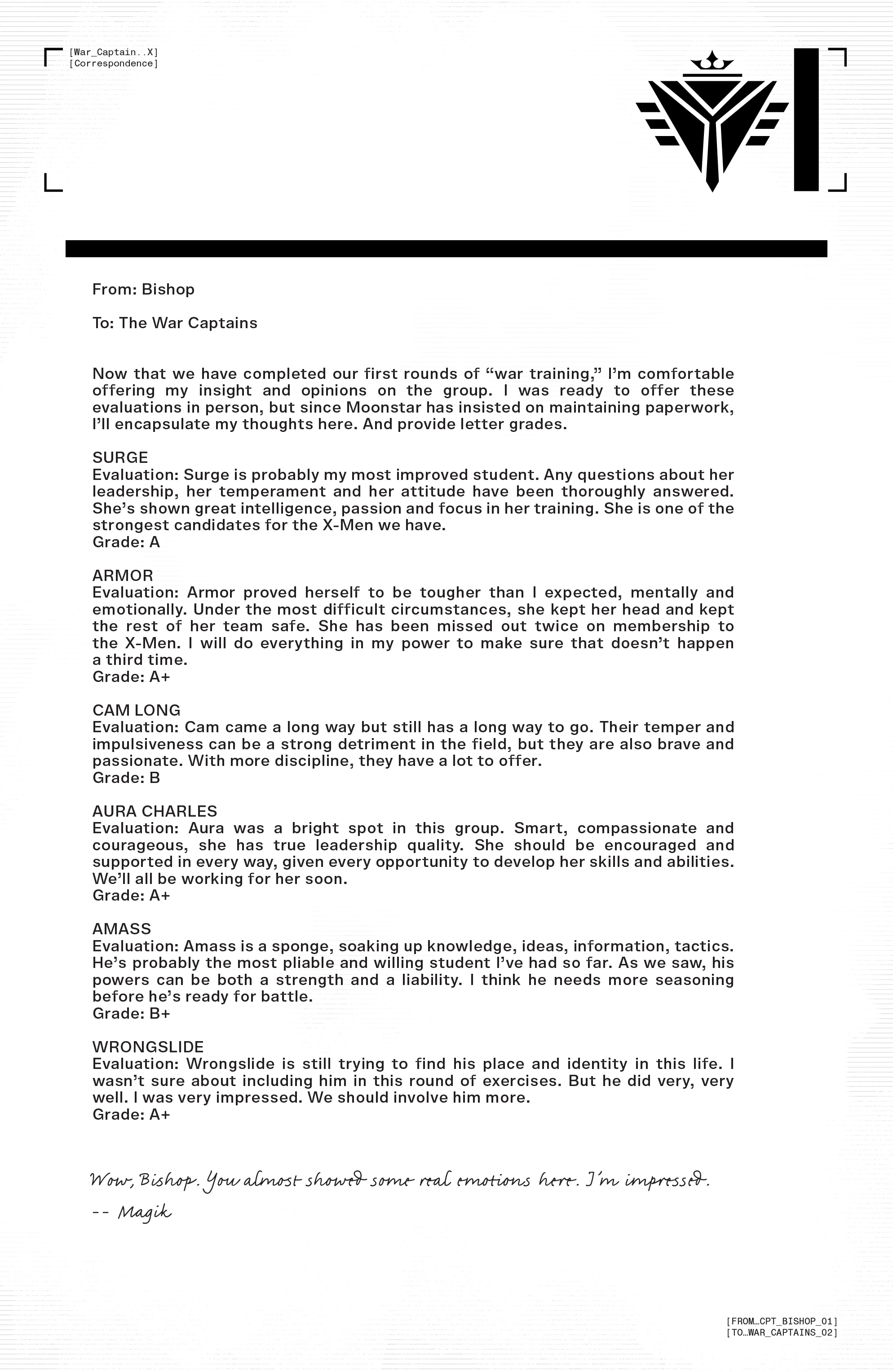 Read online Bishop: War College comic -  Issue #5 - 23