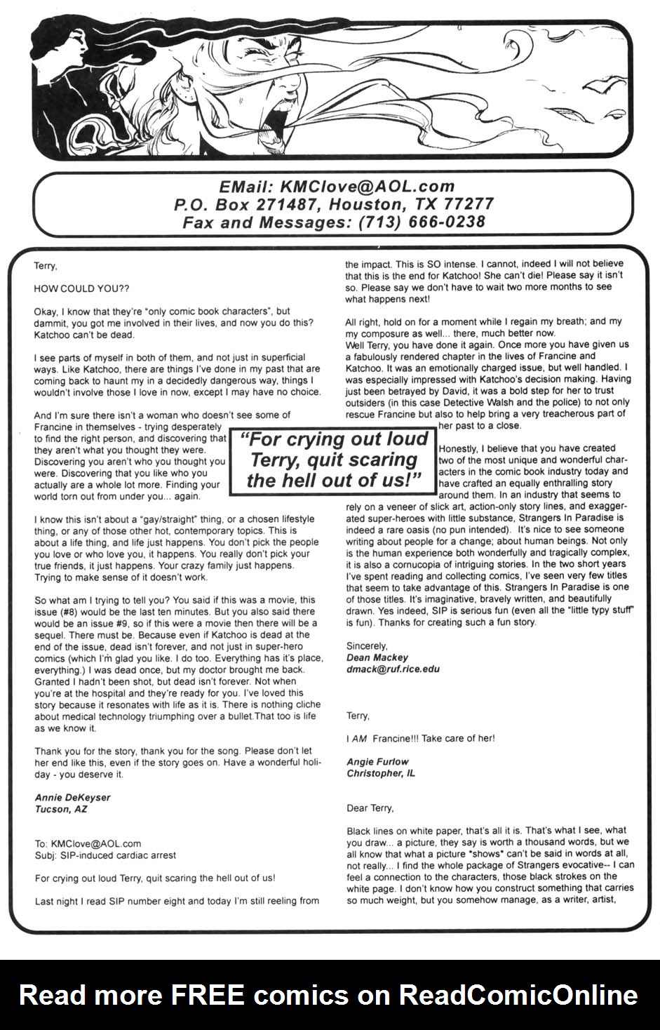 Read online Strangers in Paradise (1994) comic -  Issue #9 - 24