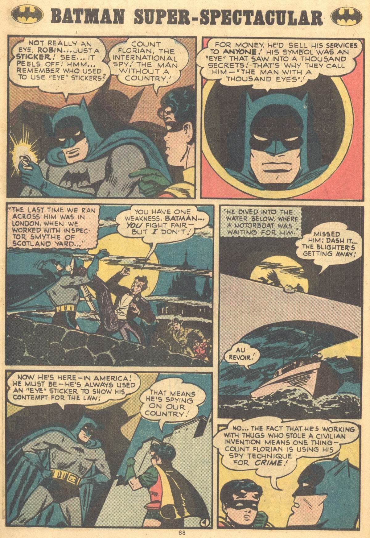 Read online Batman (1940) comic -  Issue #258 - 88