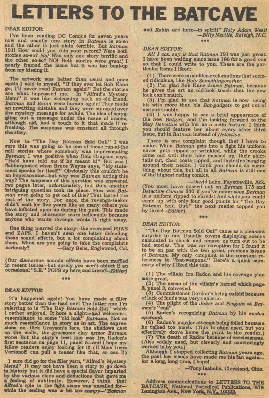 Read online Batman (1940) comic -  Issue #195 - 12