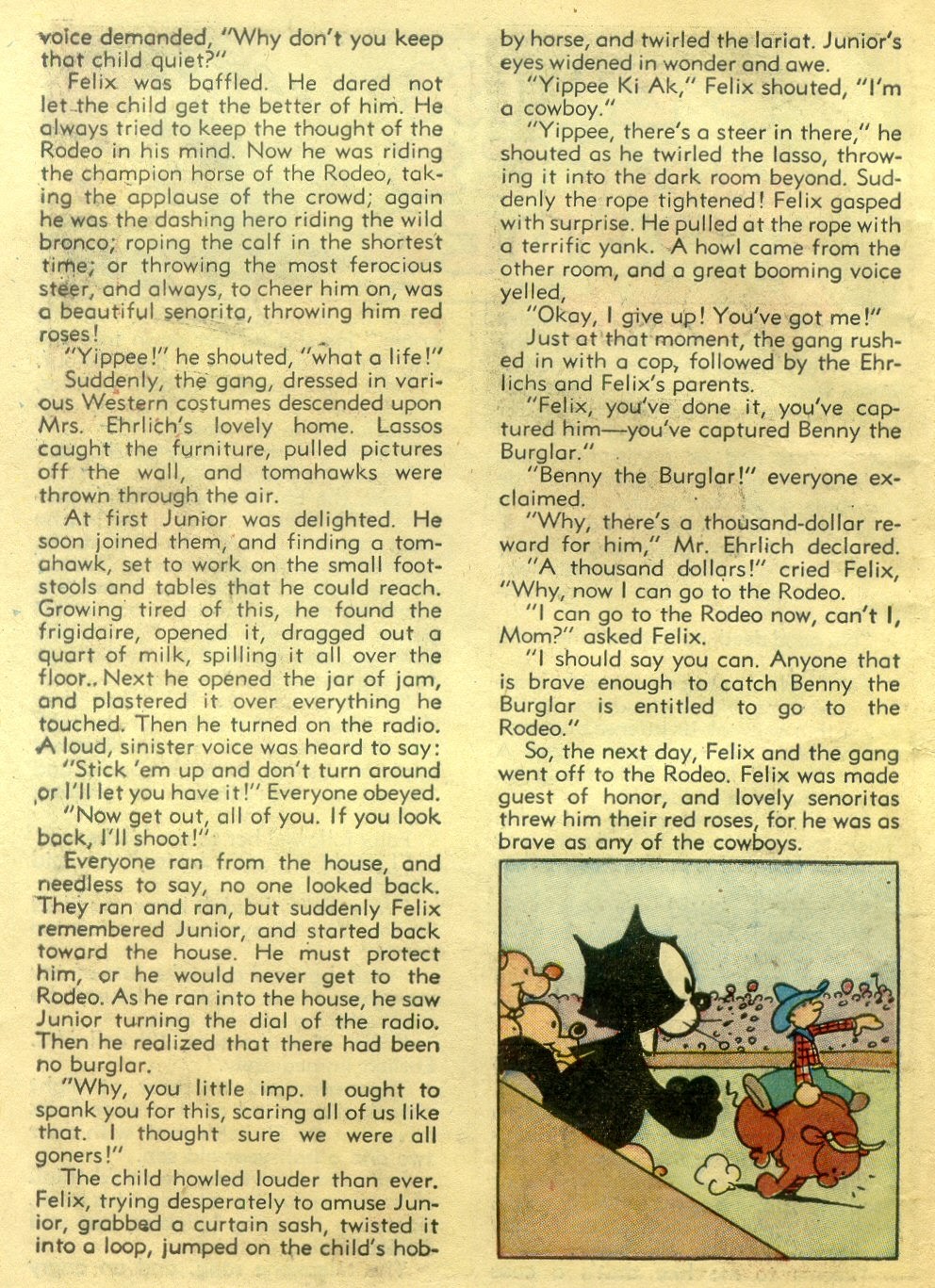 Read online Felix the Cat (1948) comic -  Issue #16 - 45