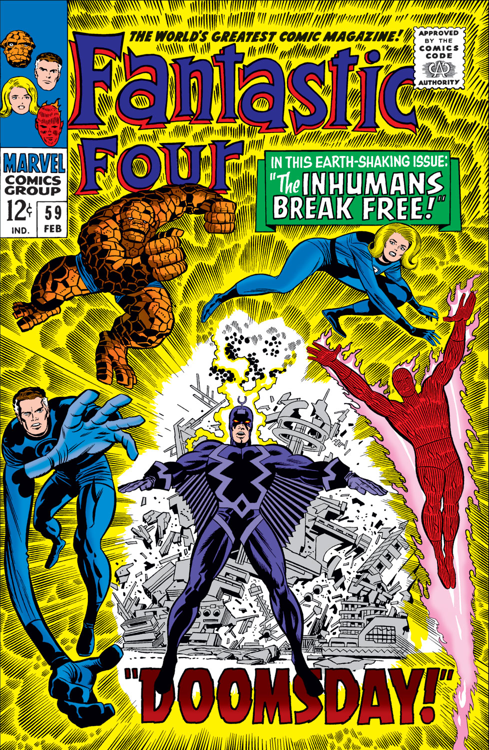 Read online Fantastic Four (1961) comic -  Issue #59 - 1