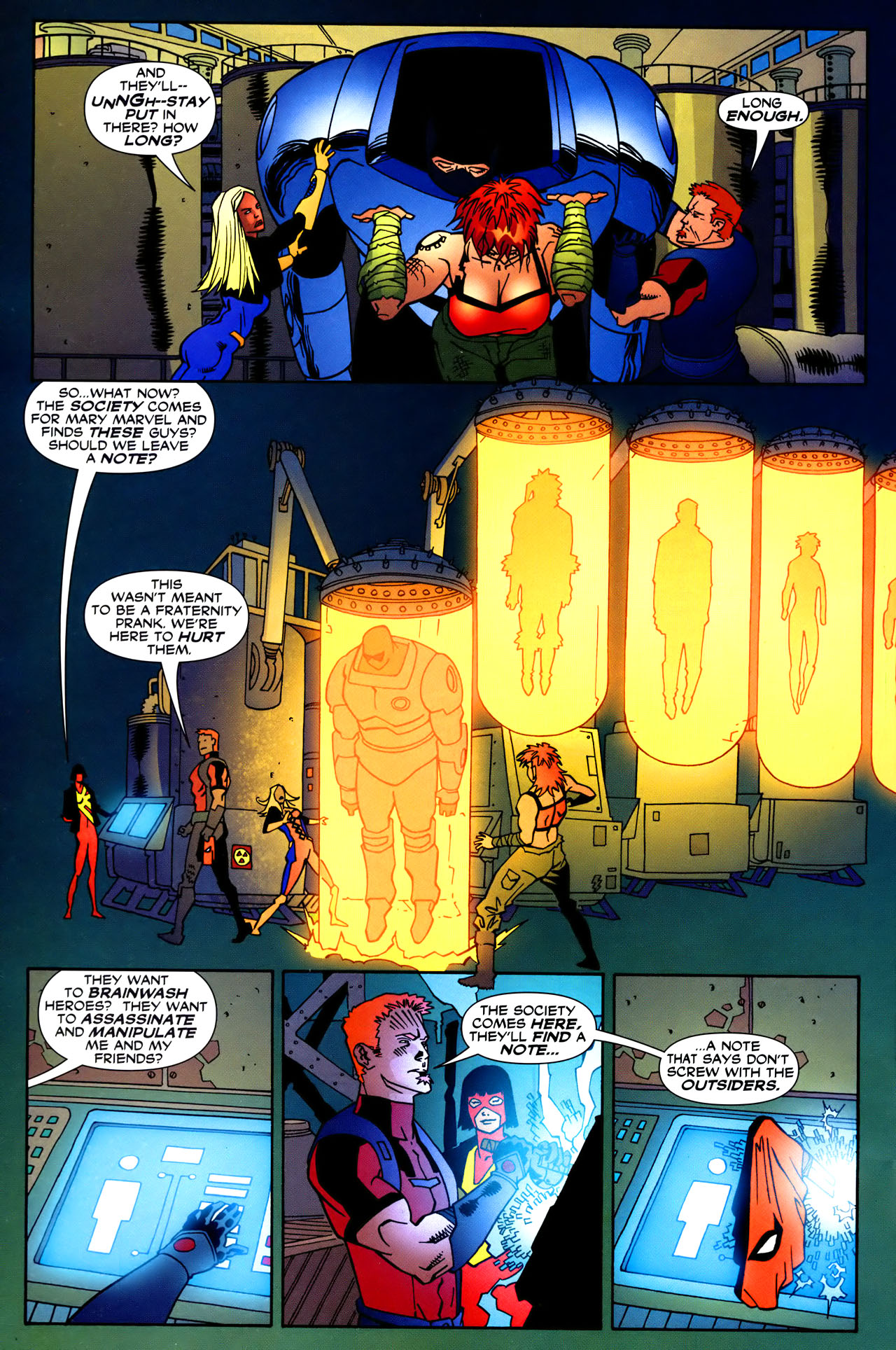 Read online Outsiders (2003) comic -  Issue #33 - 16