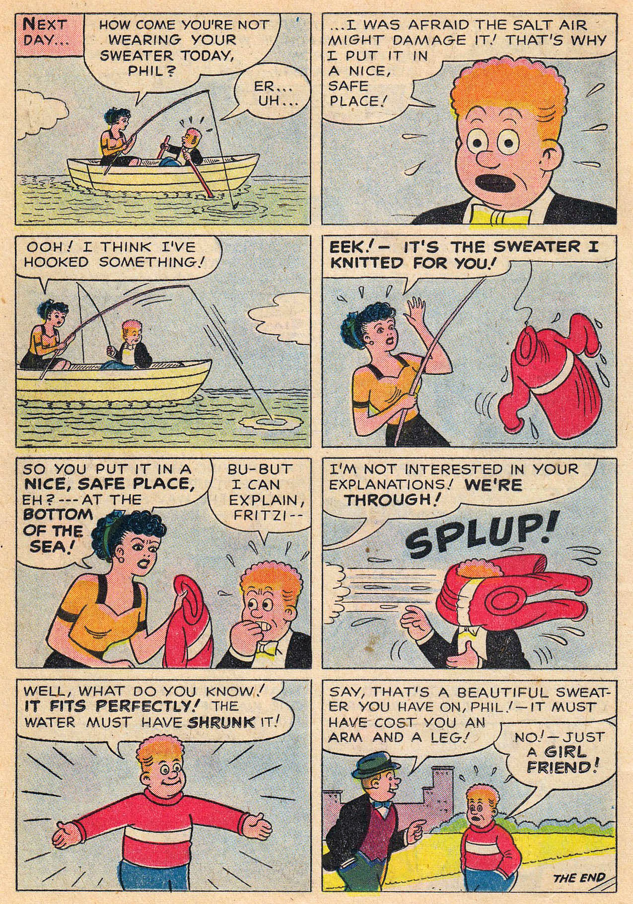 Read online Fritzi Ritz (1953) comic -  Issue #59 - 18