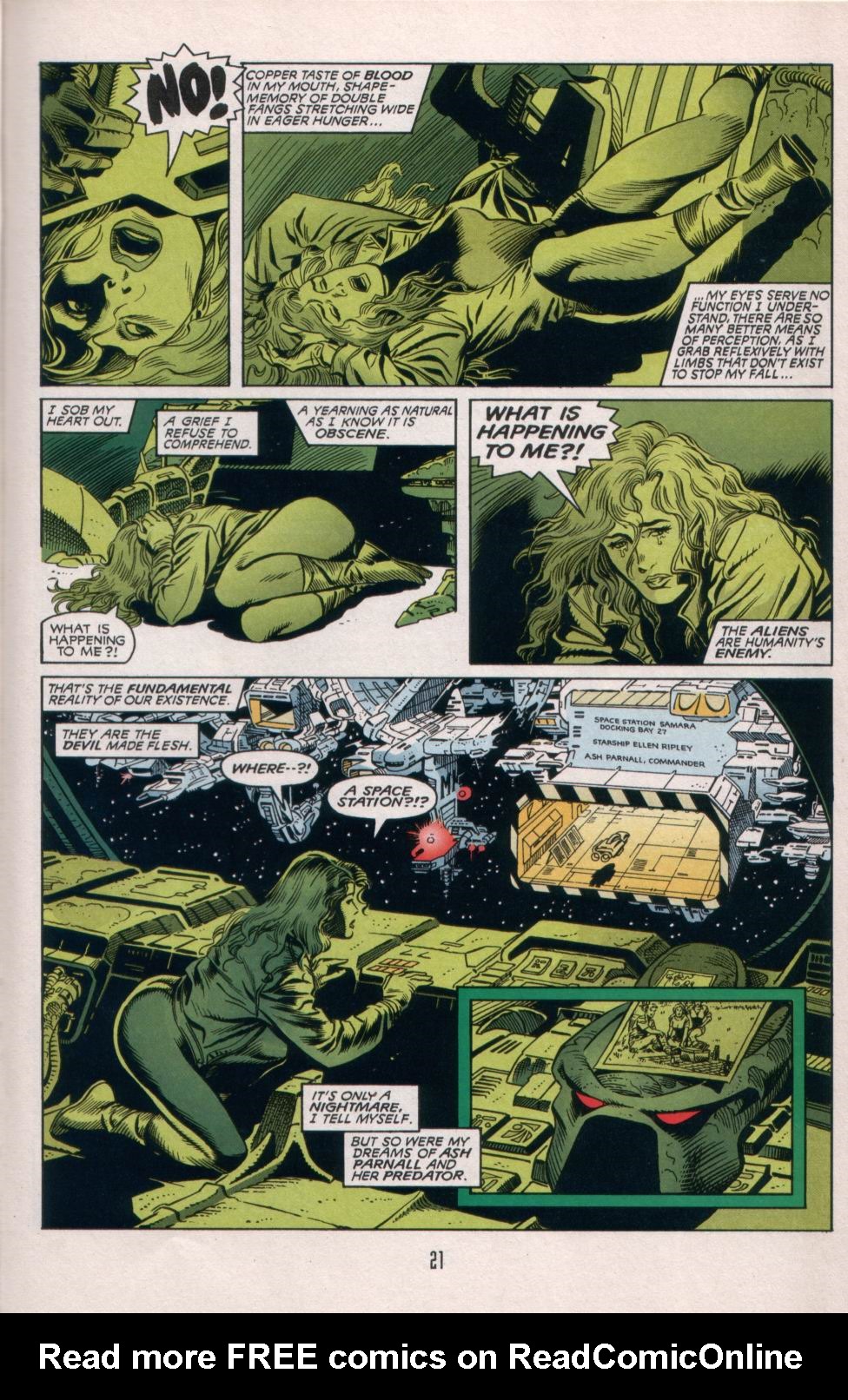 Read online Aliens/Predator: The Deadliest of the Species comic -  Issue #5 - 22