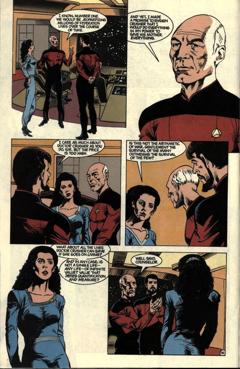 Read online Star Trek: The Next Generation (1989) comic -  Issue #9 - 17