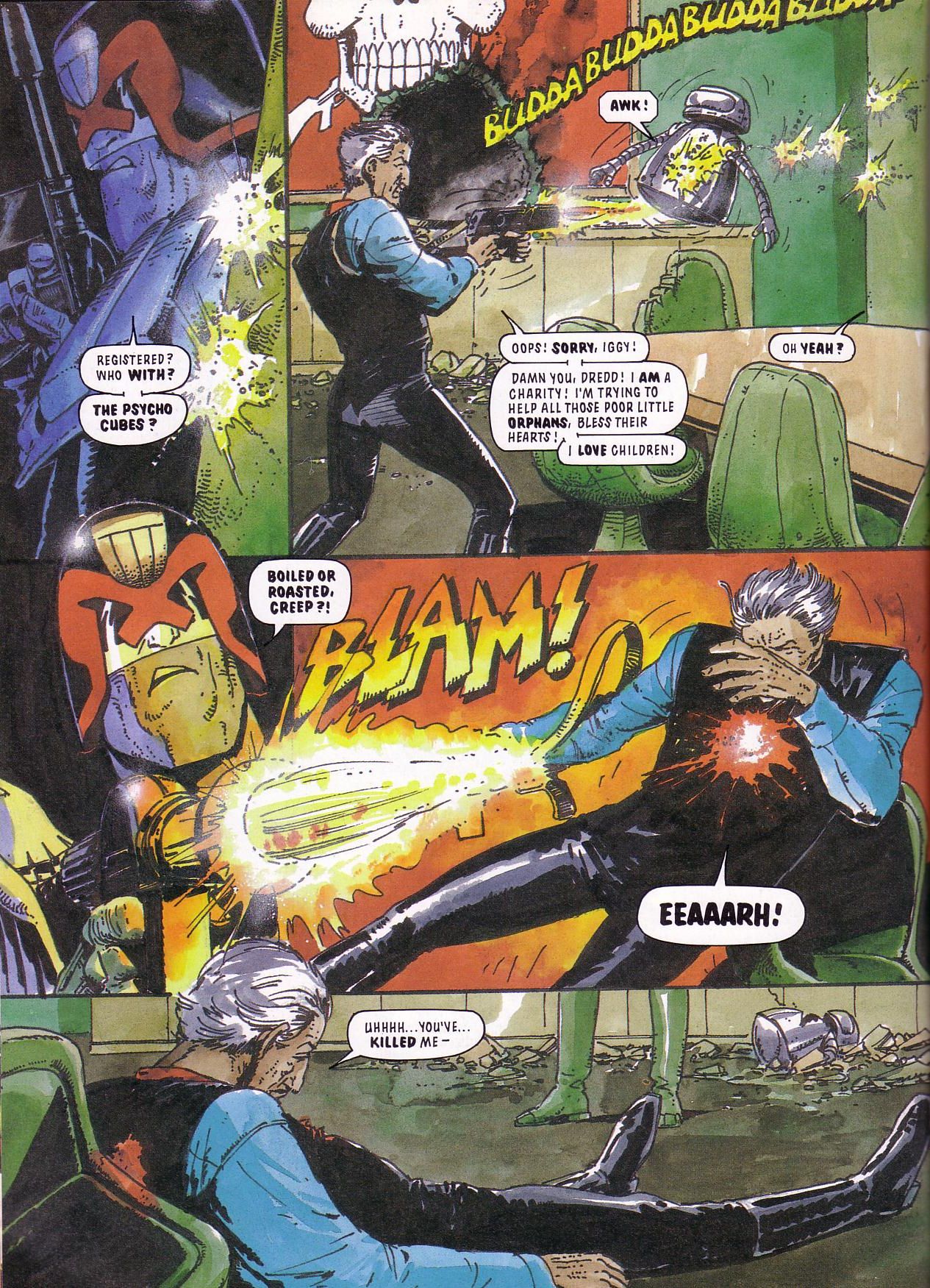 Read online Judge Dredd: Death Aid comic -  Issue # TPB - 42