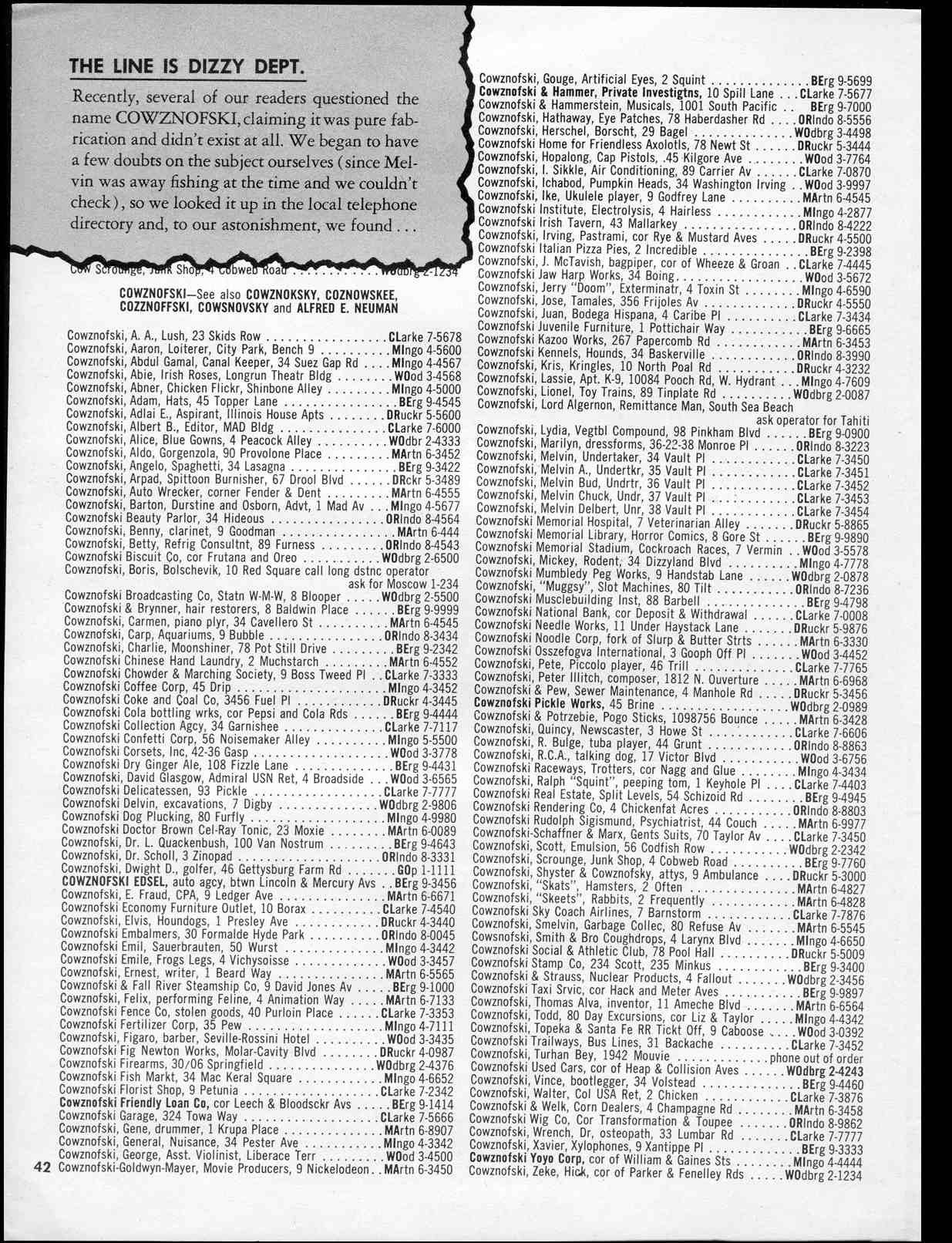 Read online MAD comic -  Issue #39 - 44