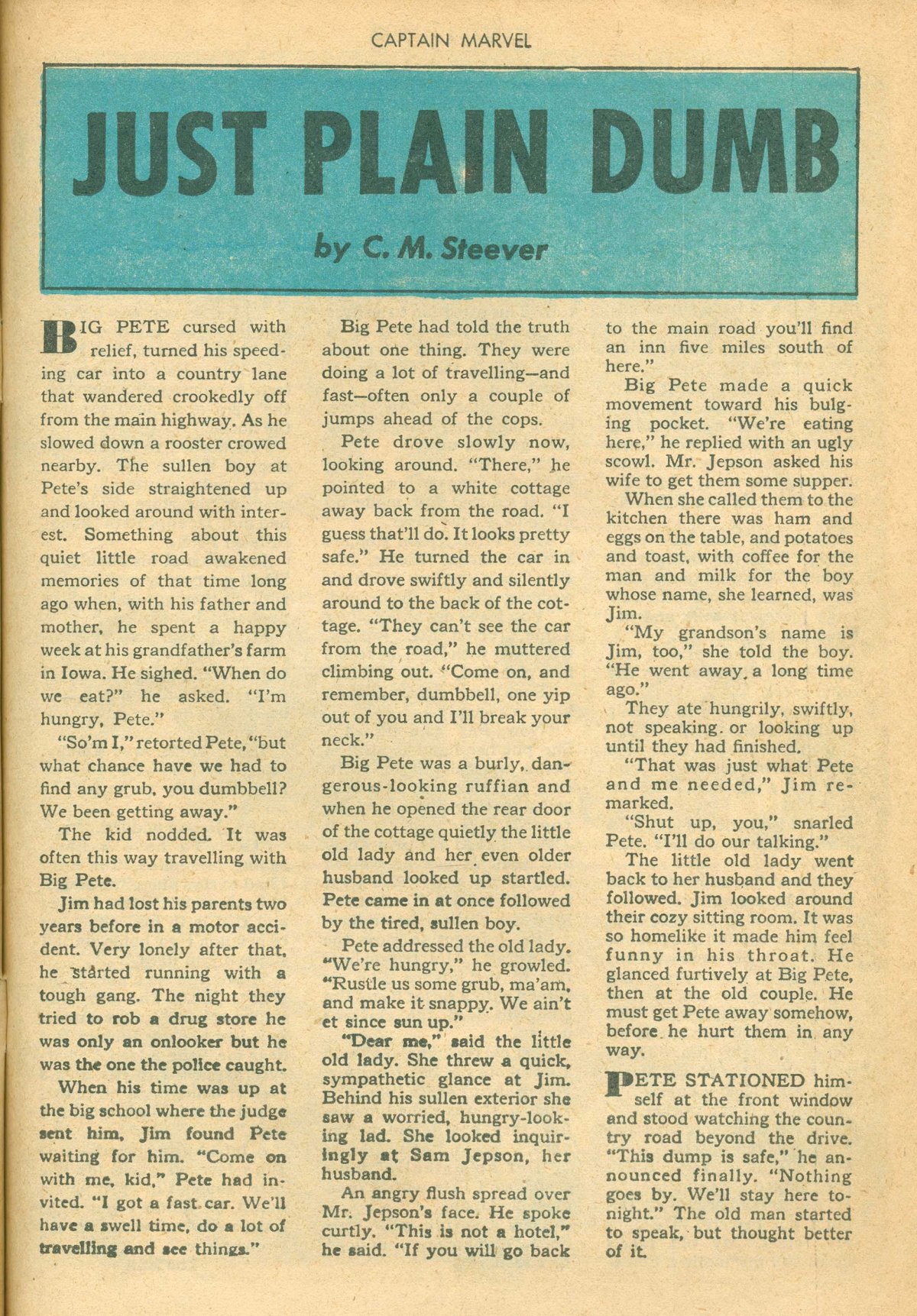 Read online Captain Marvel Adventures comic -  Issue #48 - 23