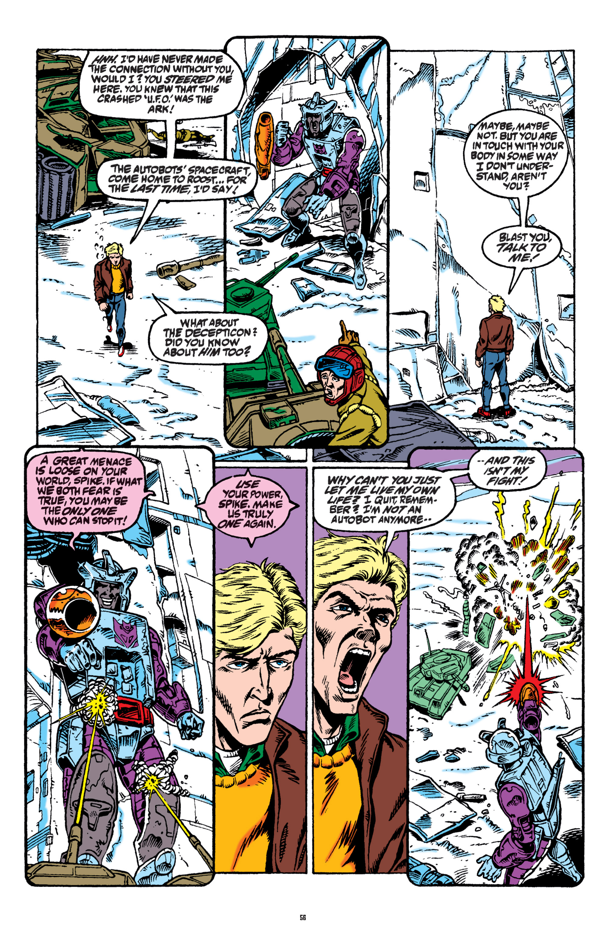 Read online The Transformers Classics comic -  Issue # TPB 7 - 56