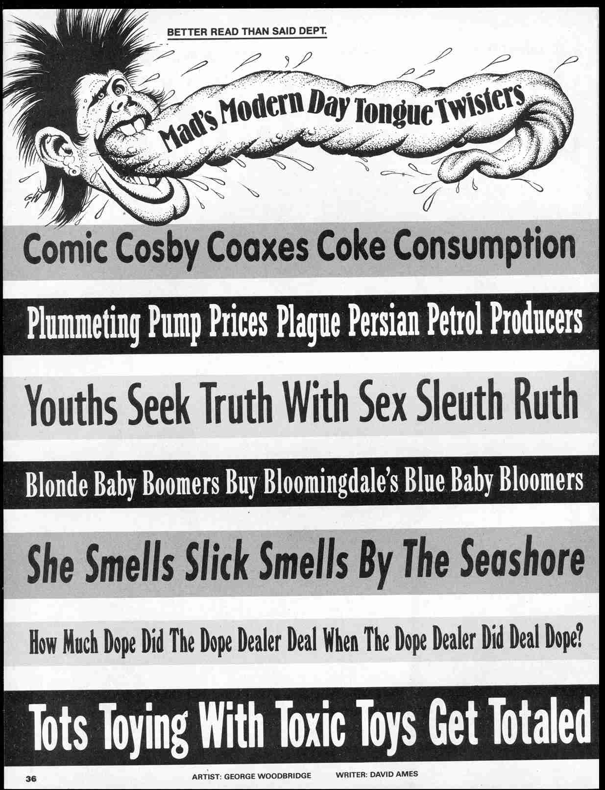 Read online MAD comic -  Issue #267 - 38