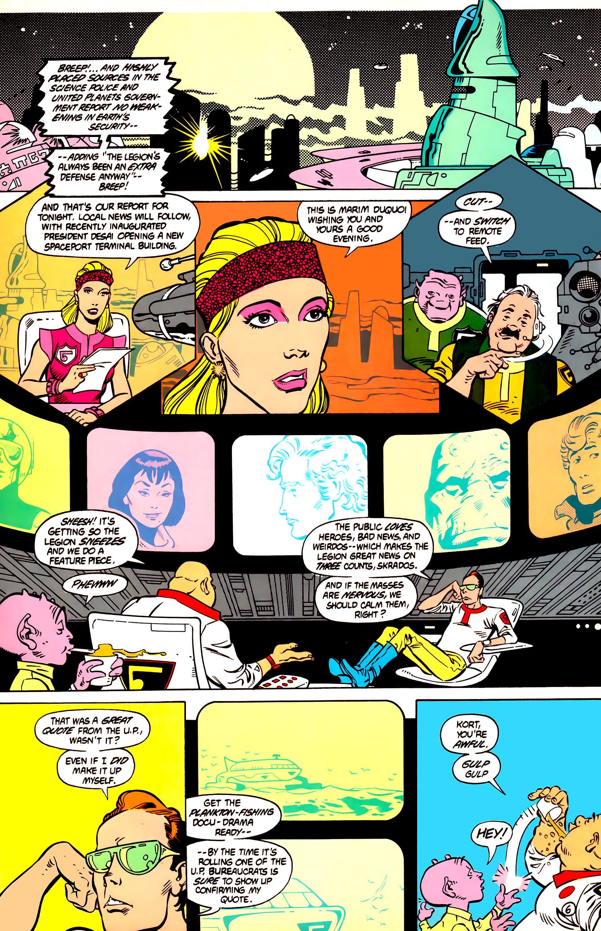 Read online Legion of Super-Heroes (1984) comic -  Issue #12 - 20