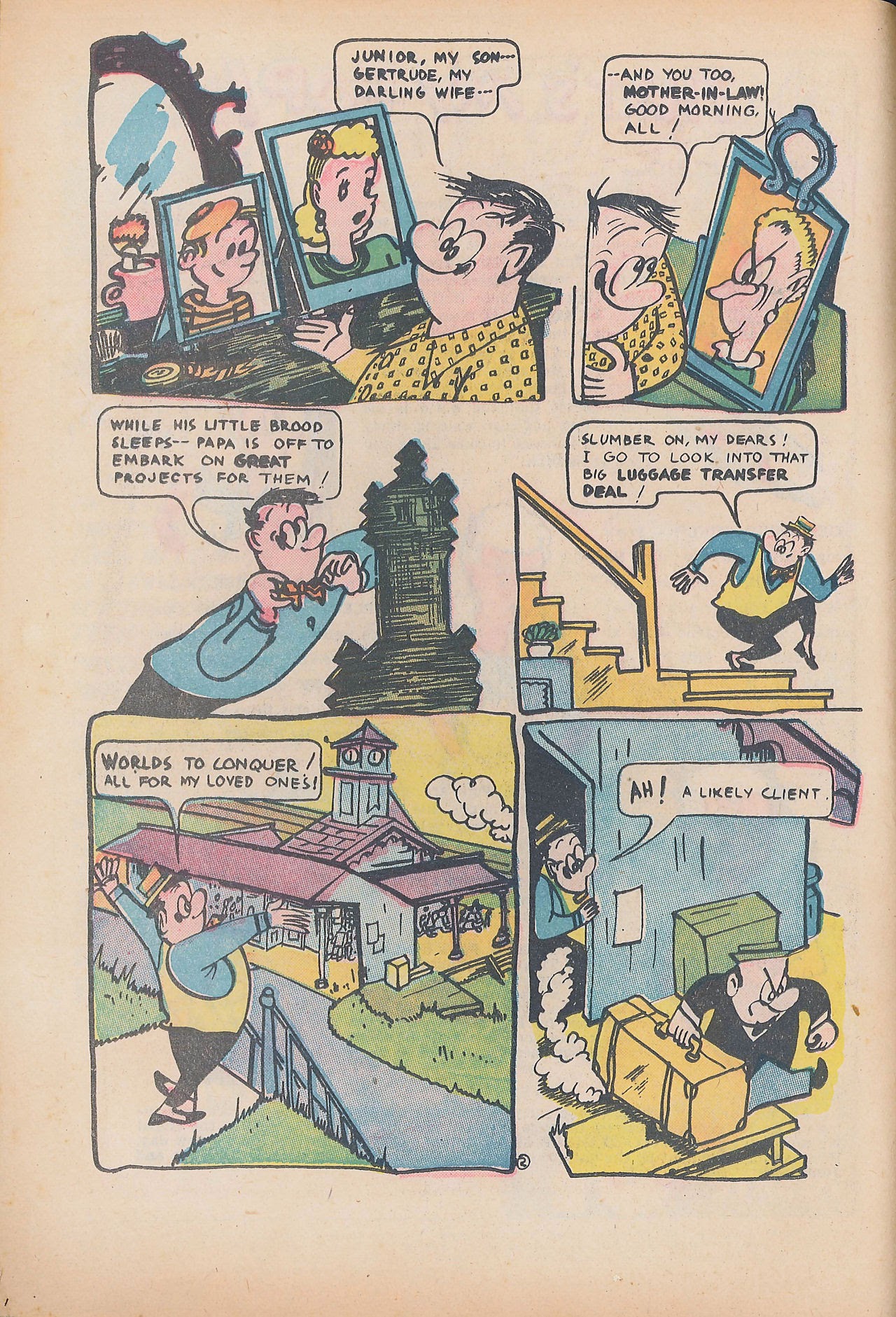 Read online Milt Gross Funnies comic -  Issue #1 - 4