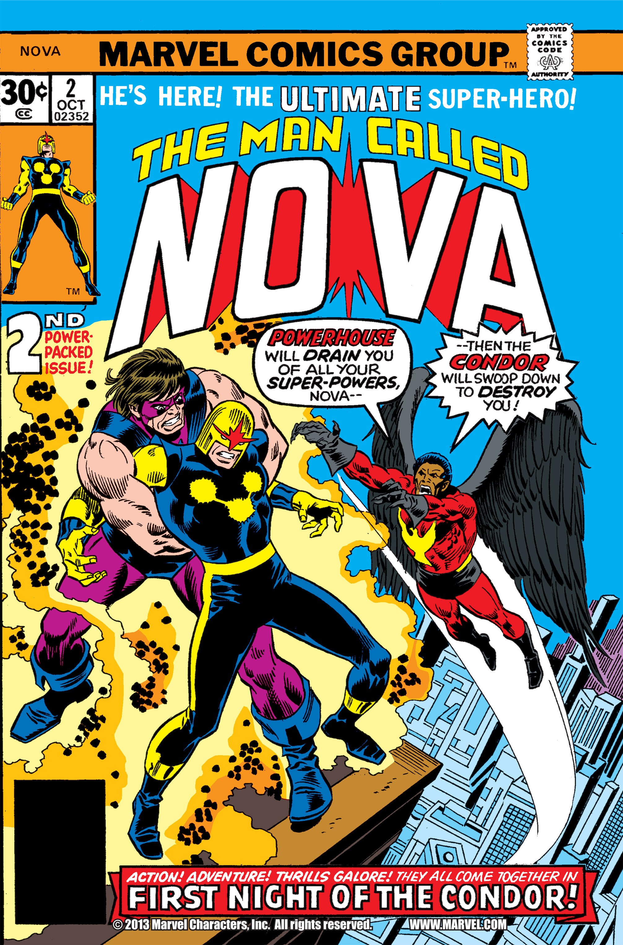 Read online Nova (1976) comic -  Issue #2 - 1
