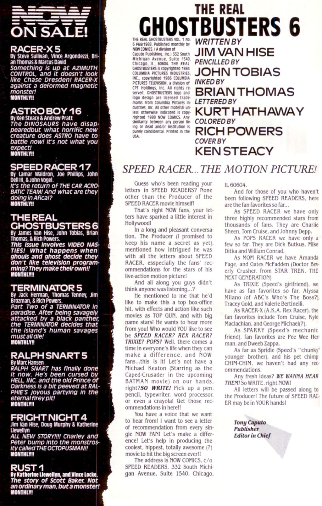 Read online Real Ghostbusters comic -  Issue #6 - 2