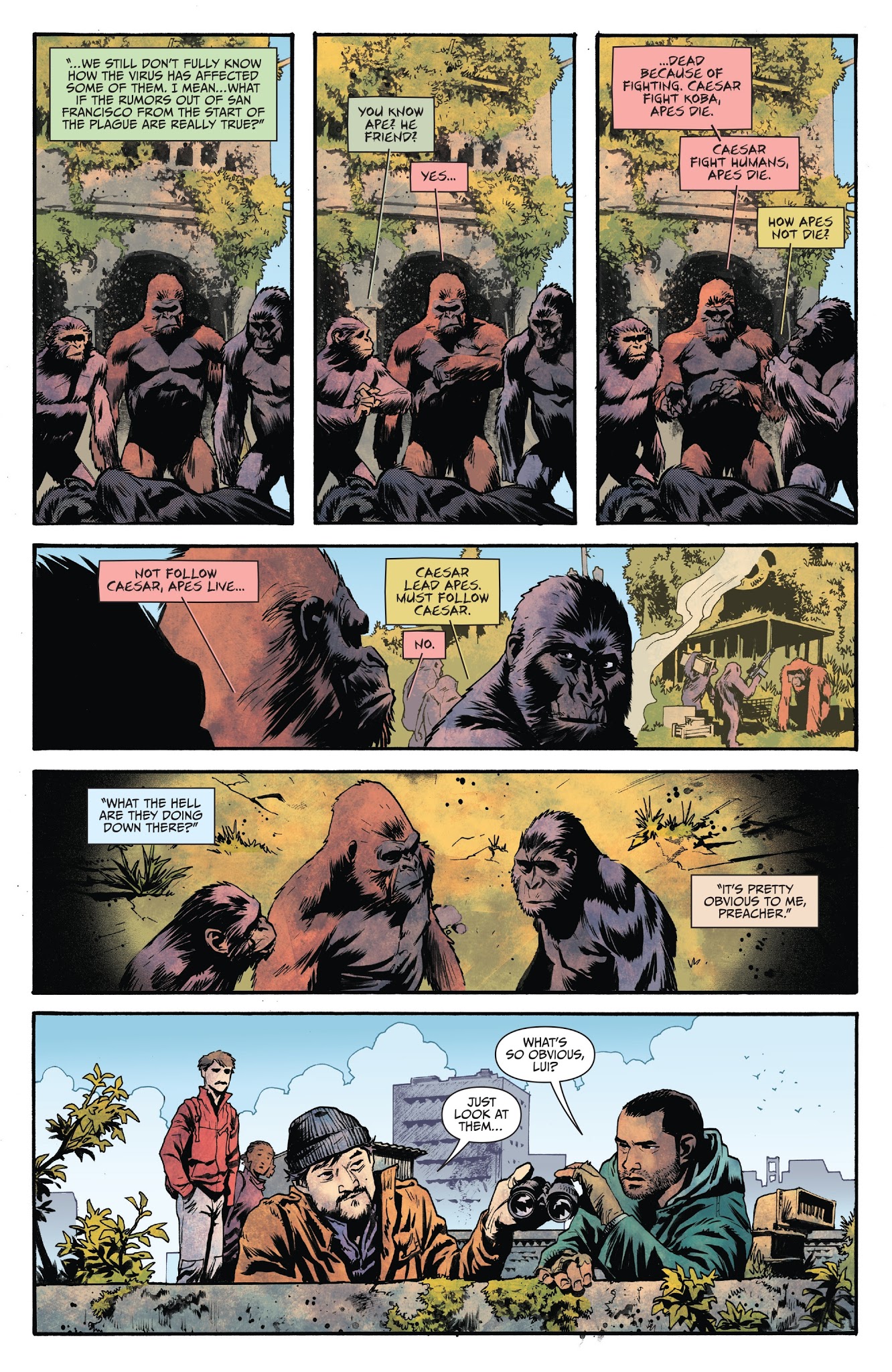 Read online War for the Planet of the Apes comic -  Issue #1 - 18