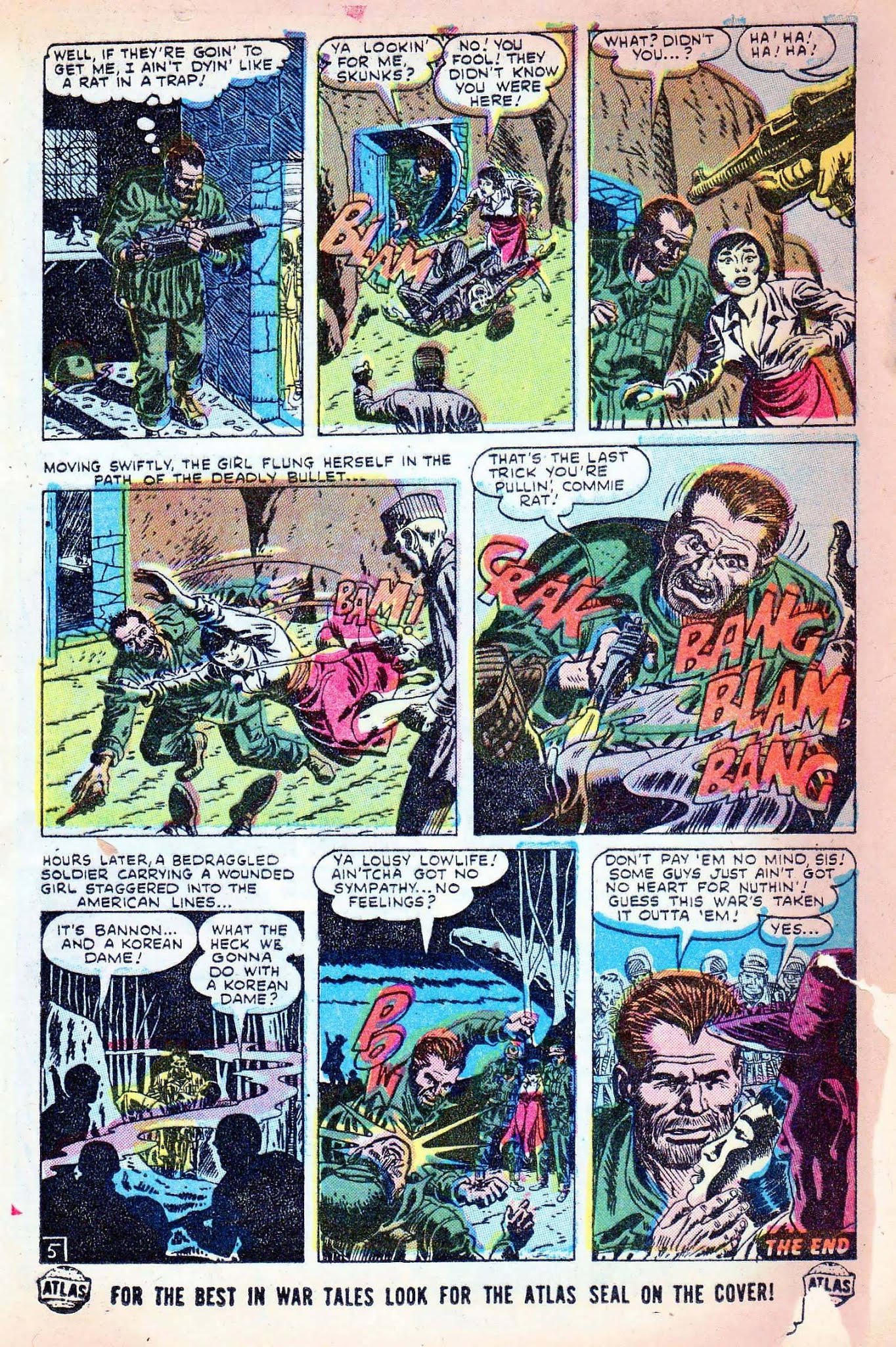 Read online Combat (1952) comic -  Issue #7 - 16