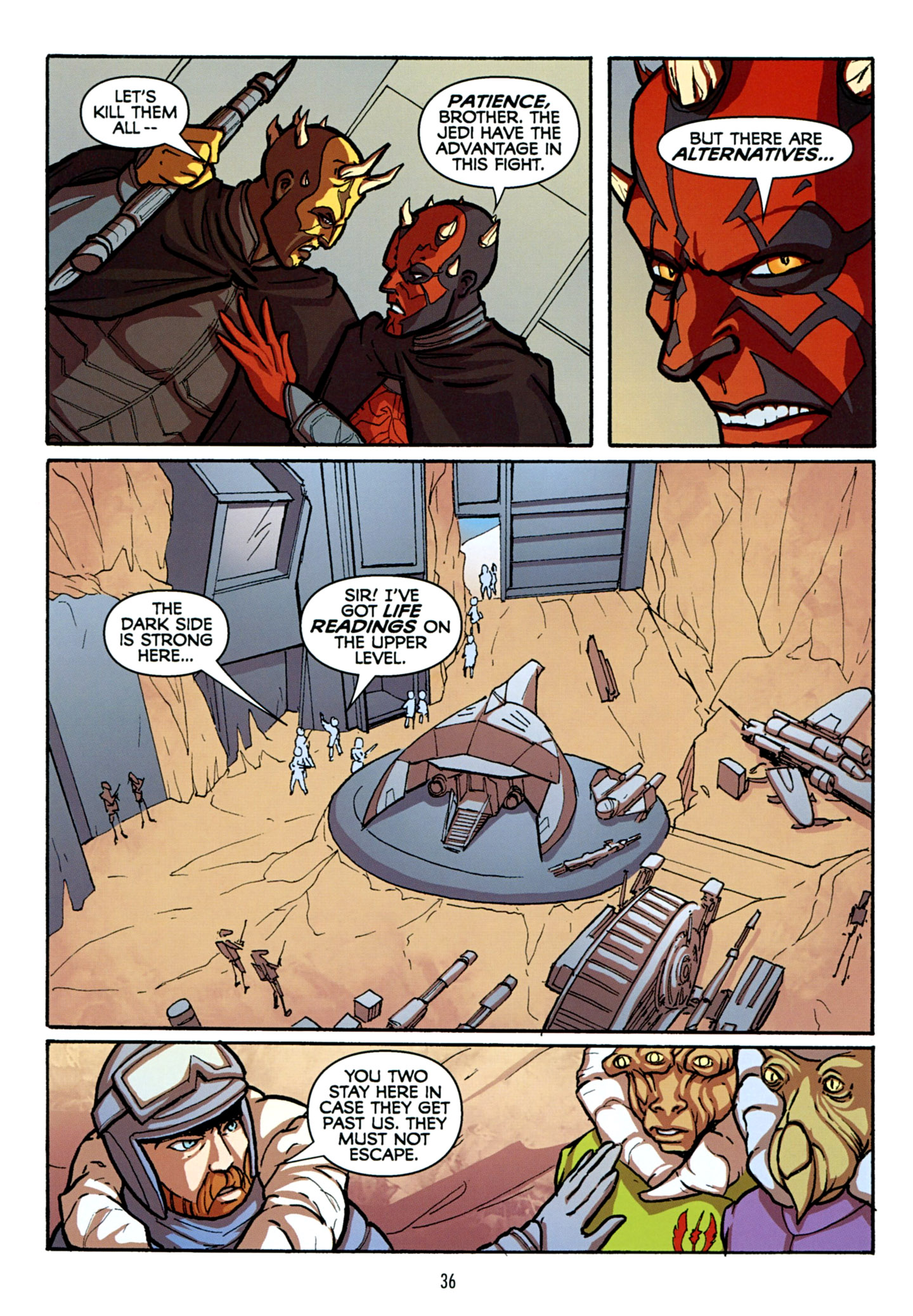 Read online Star Wars: The Clone Wars - The Sith Hunters comic -  Issue # Full - 37