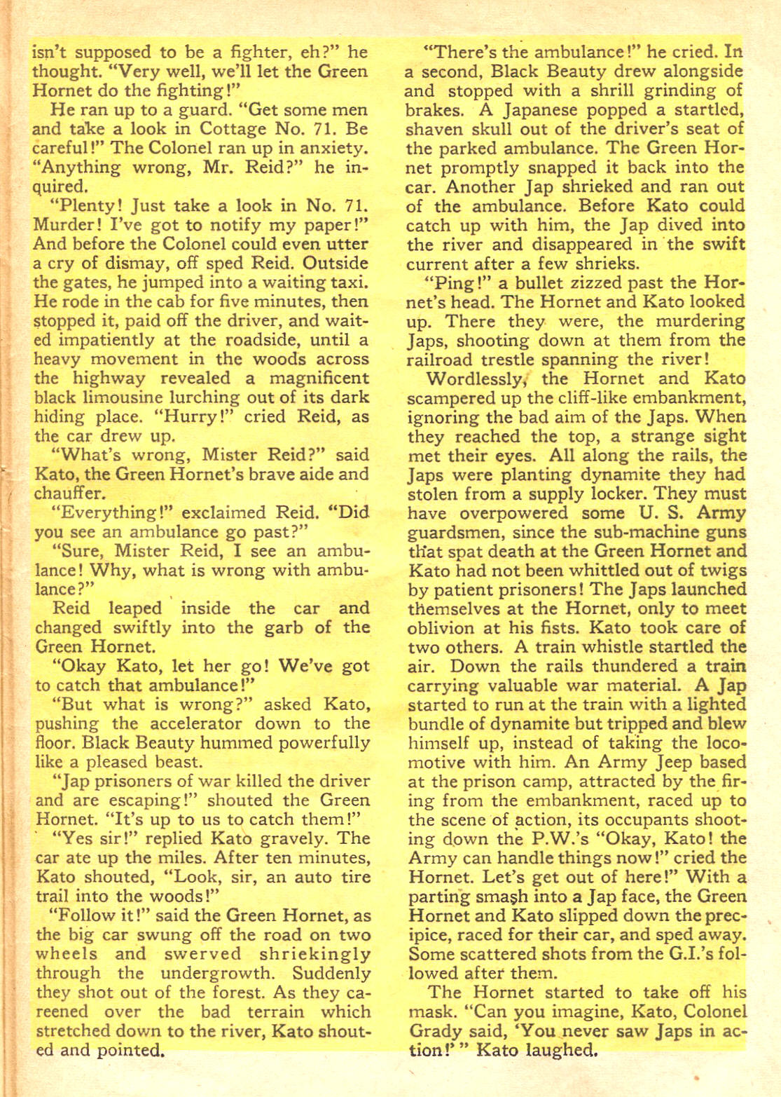 Read online Green Hornet Comics comic -  Issue #19 - 37