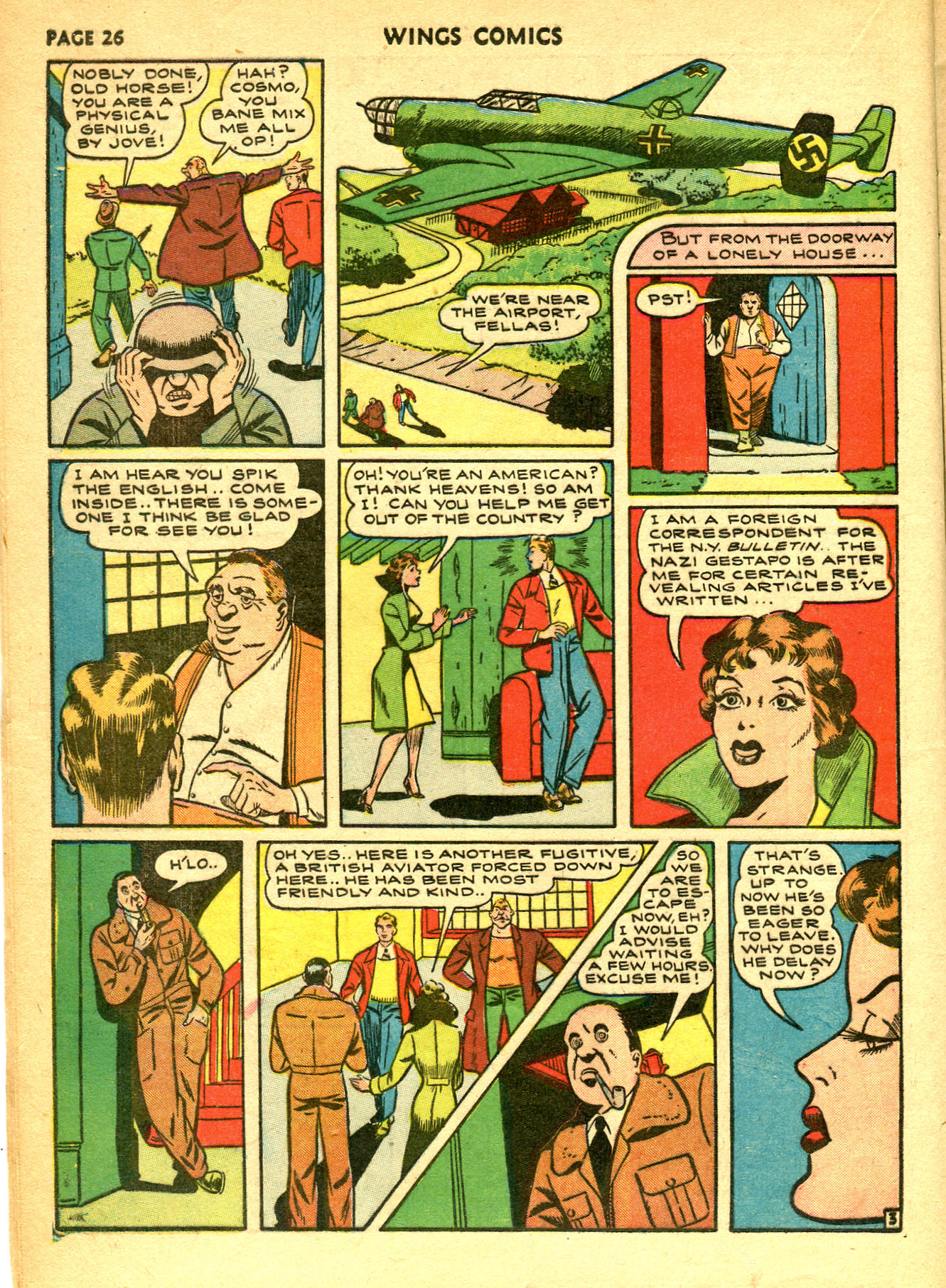 Read online Wings Comics comic -  Issue #7 - 28