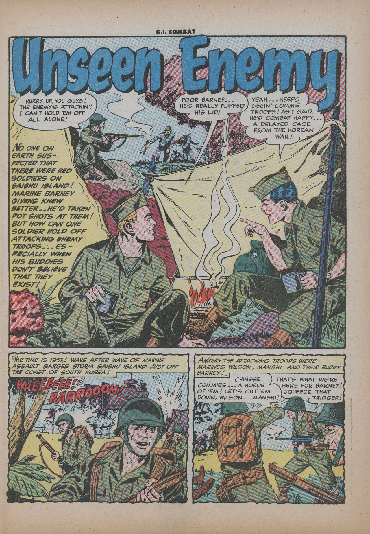 Read online G.I. Combat (1952) comic -  Issue #23 - 27