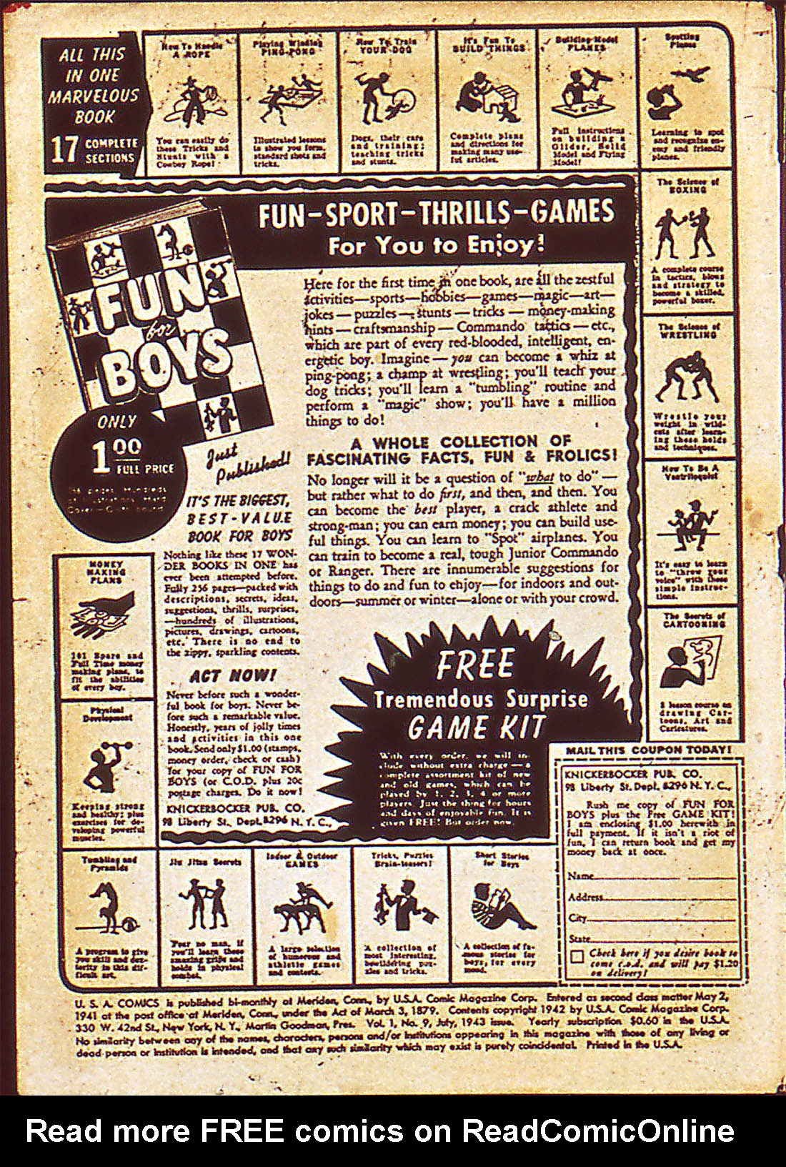 Read online USA Comics comic -  Issue #9 - 3