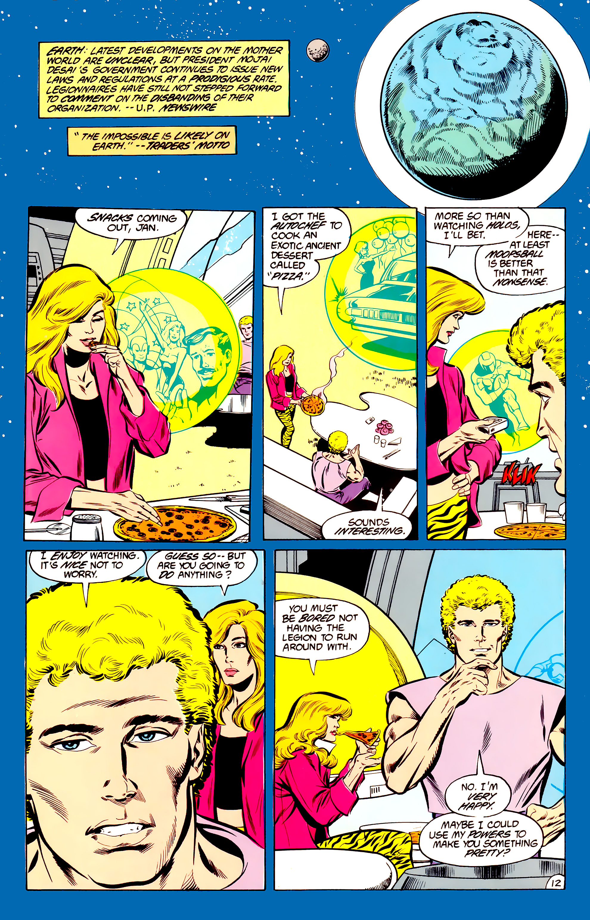 Legion of Super-Heroes (1984) 34 Page 12