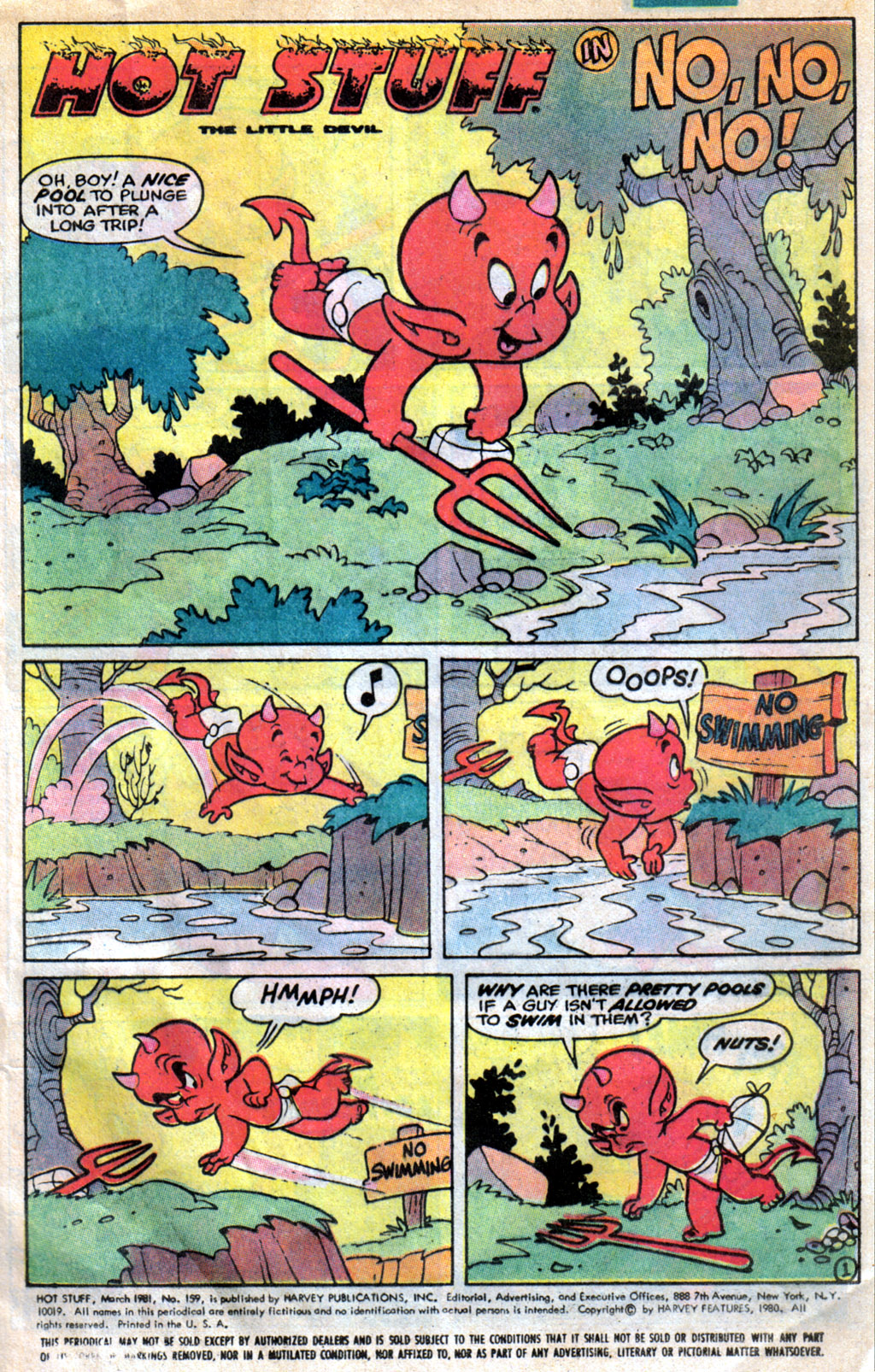 Read online Hot Stuff, the Little Devil comic -  Issue #159 - 5