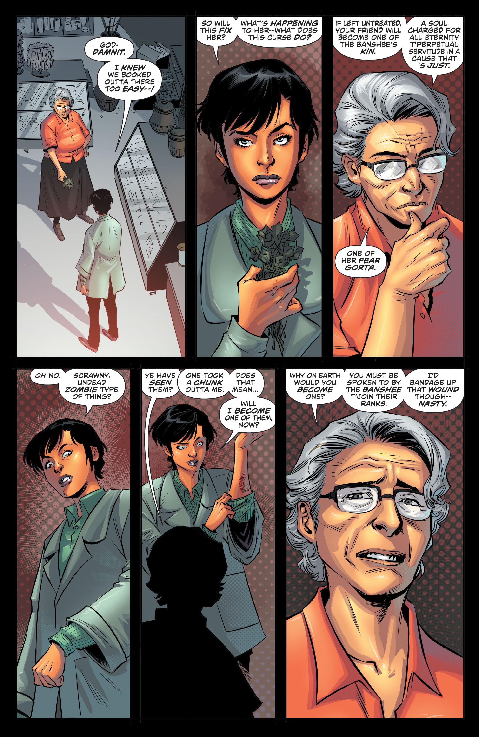 Read online Bettie Page & The Curse of the Banshee comic -  Issue #3 - 20