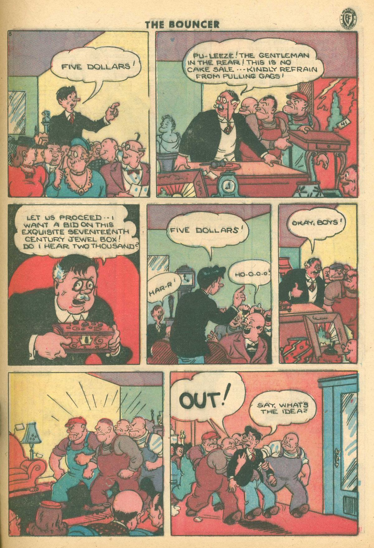 Read online The Bouncer (1944) comic -  Issue #14 - 21