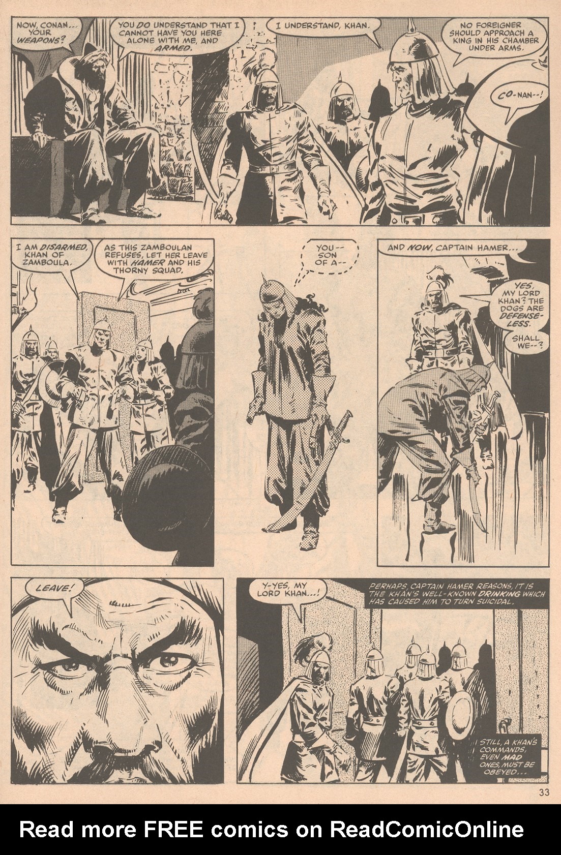 Read online The Savage Sword Of Conan comic -  Issue #58 - 34