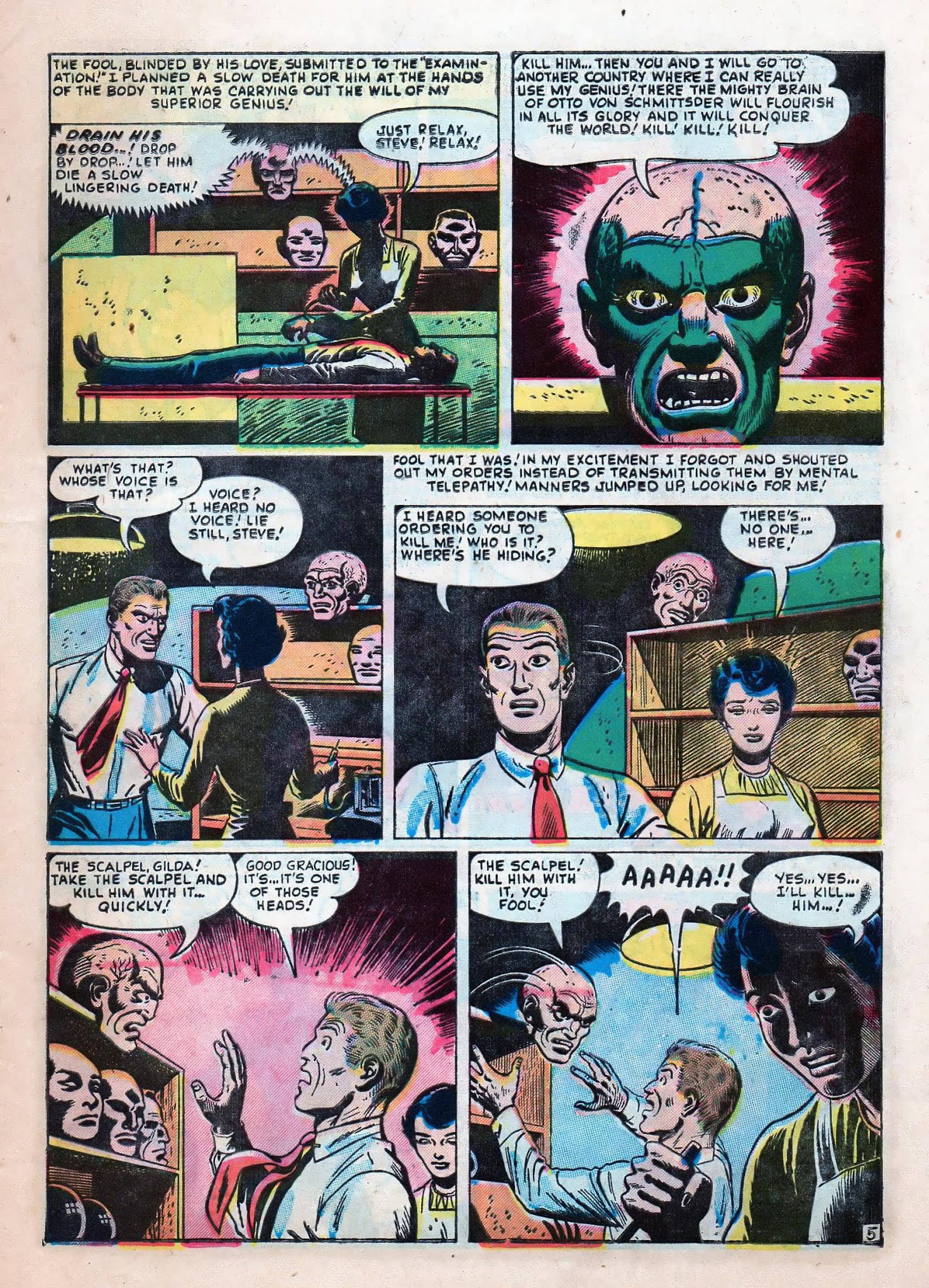 Read online Adventures into Terror comic -  Issue #6 - 7