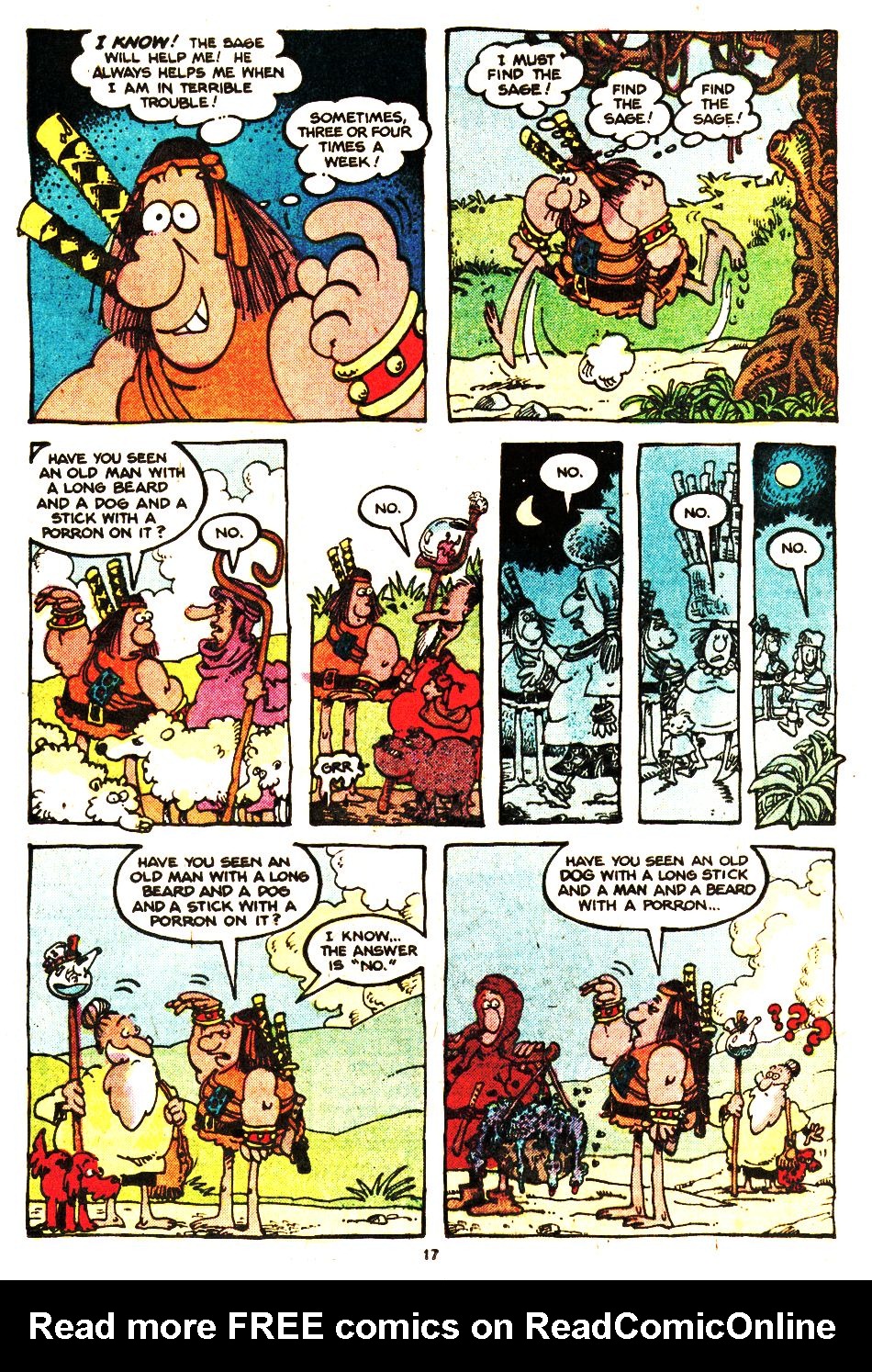 Read online Sergio Aragonés Groo the Wanderer comic -  Issue #20 - 17
