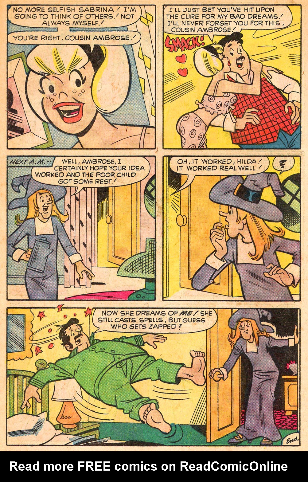 Read online Sabrina The Teenage Witch (1971) comic -  Issue #13 - 15