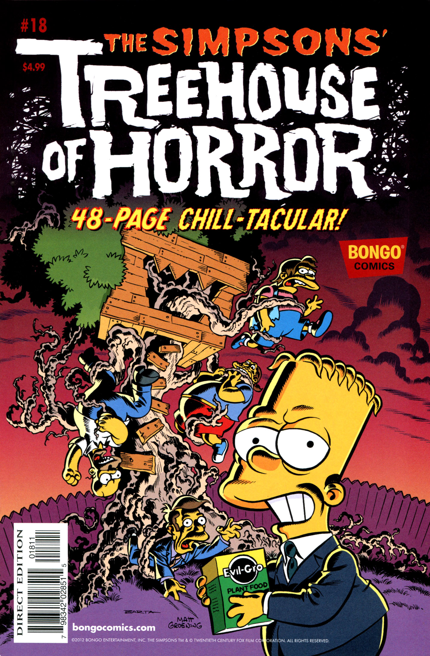 Read online Treehouse of Horror comic -  Issue #18 - 1