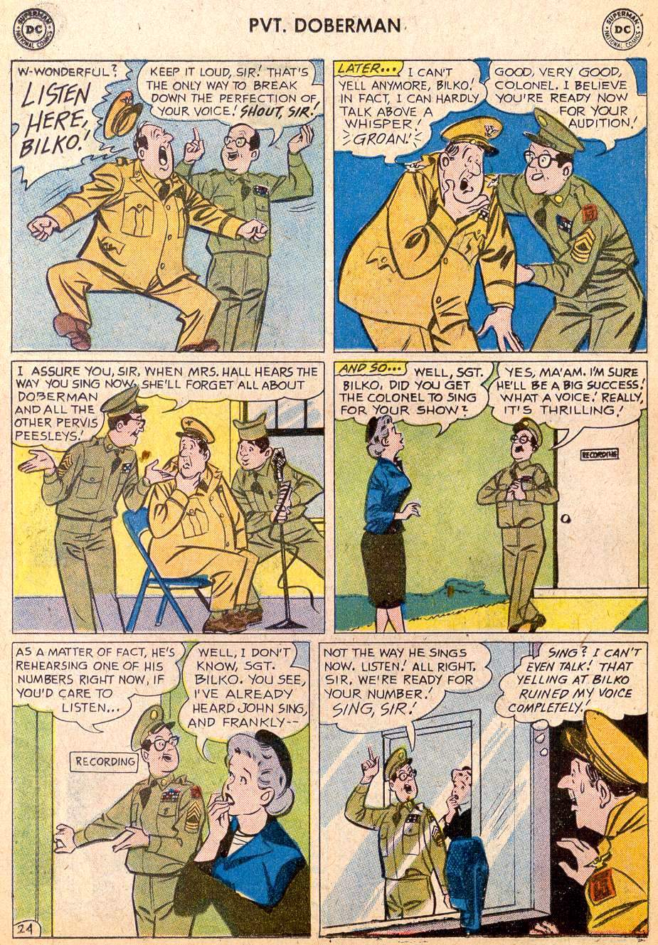 Read online Sgt. Bilko's Pvt. Doberman comic -  Issue #11 - 30