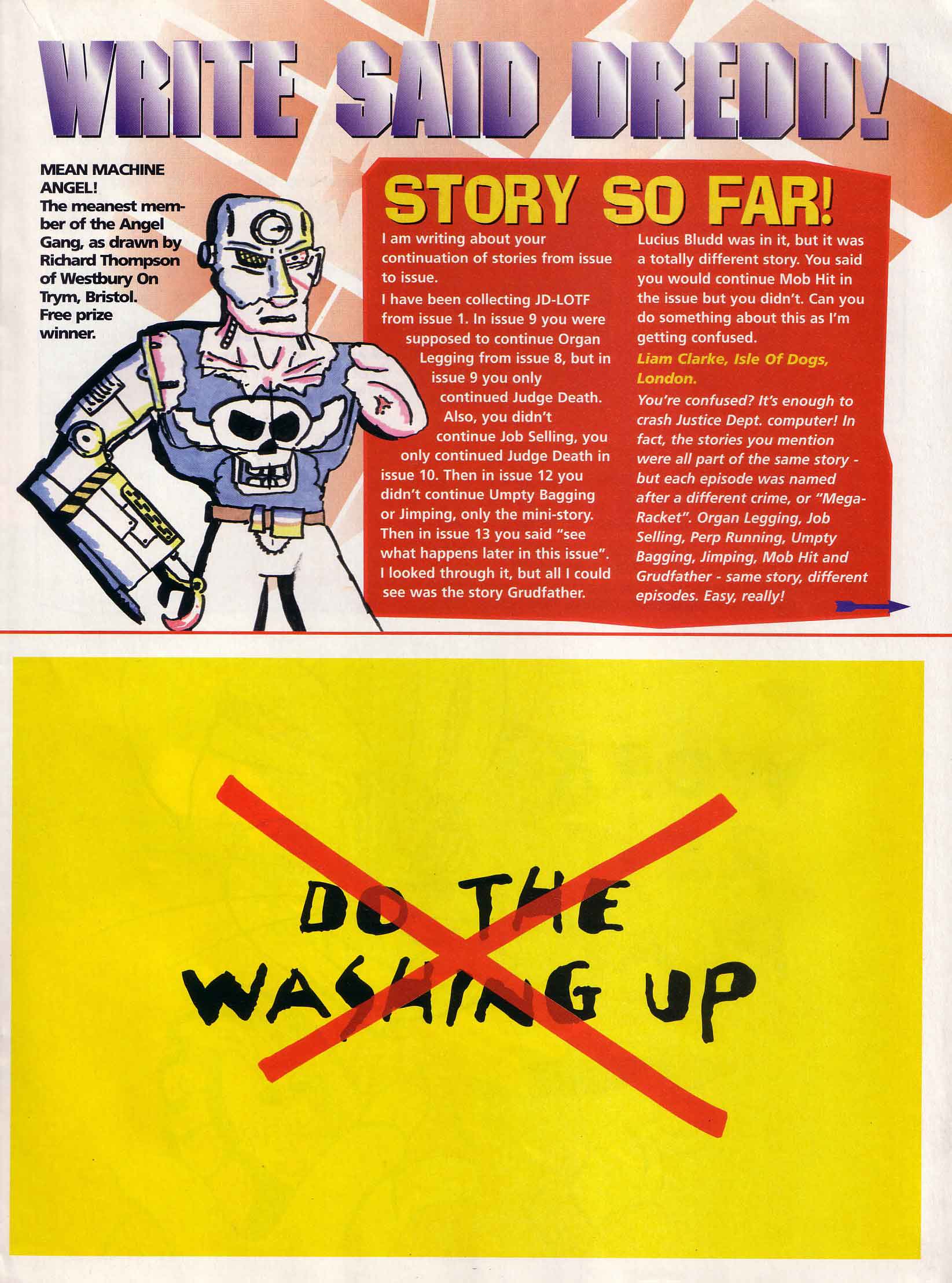 Read online Judge Dredd Lawman of the Future comic -  Issue #17 - 13