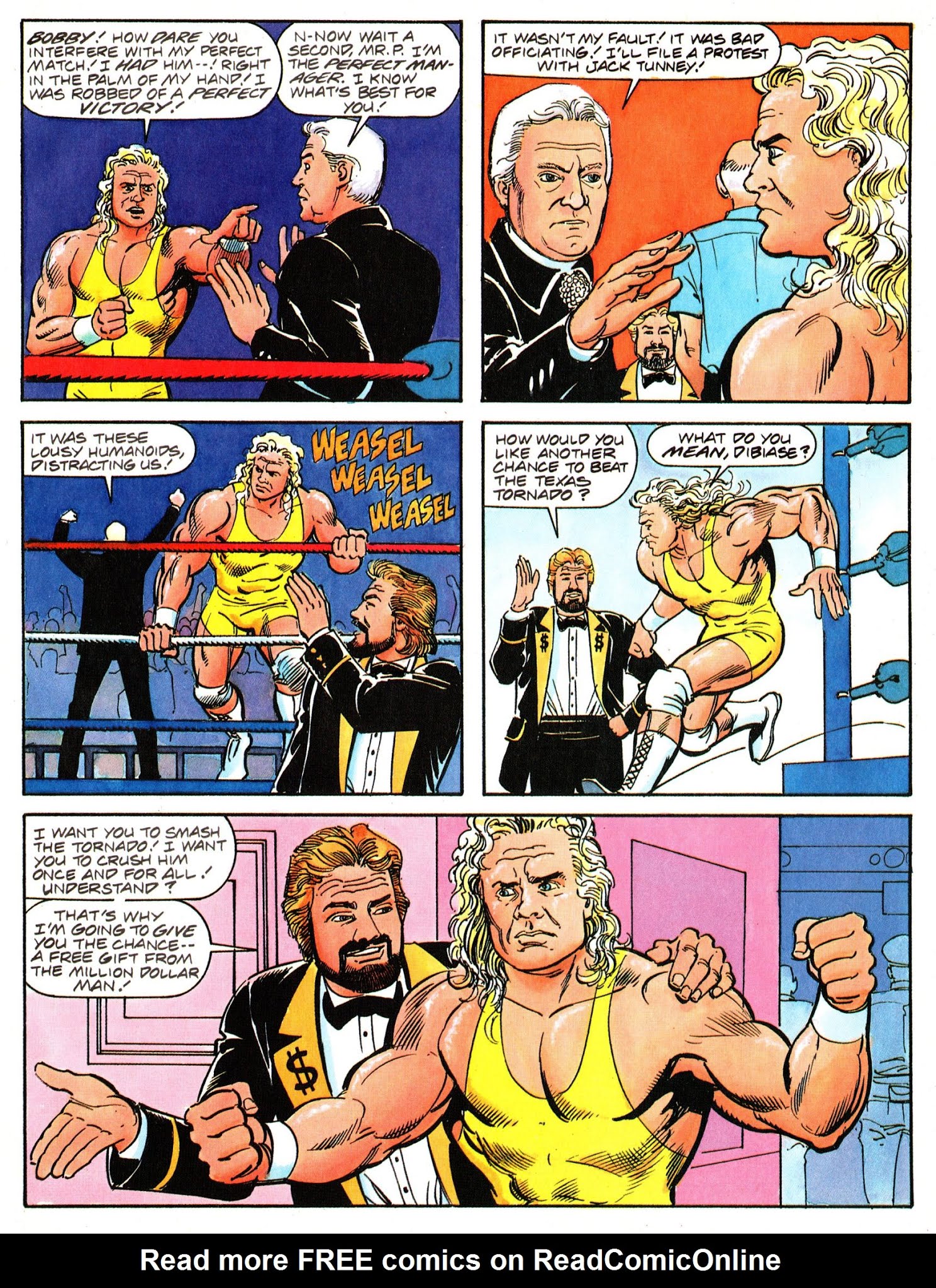 Read online WWF Battlemania comic -  Issue #1 - 5