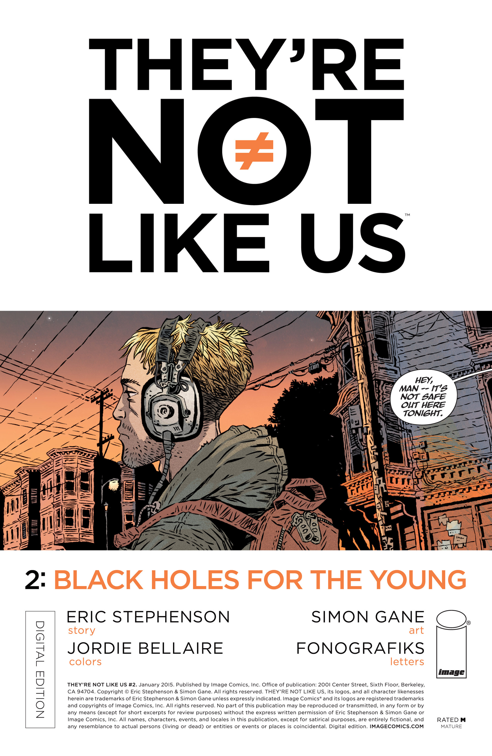 Read online They're Not Like Us comic -  Issue #2 - 1