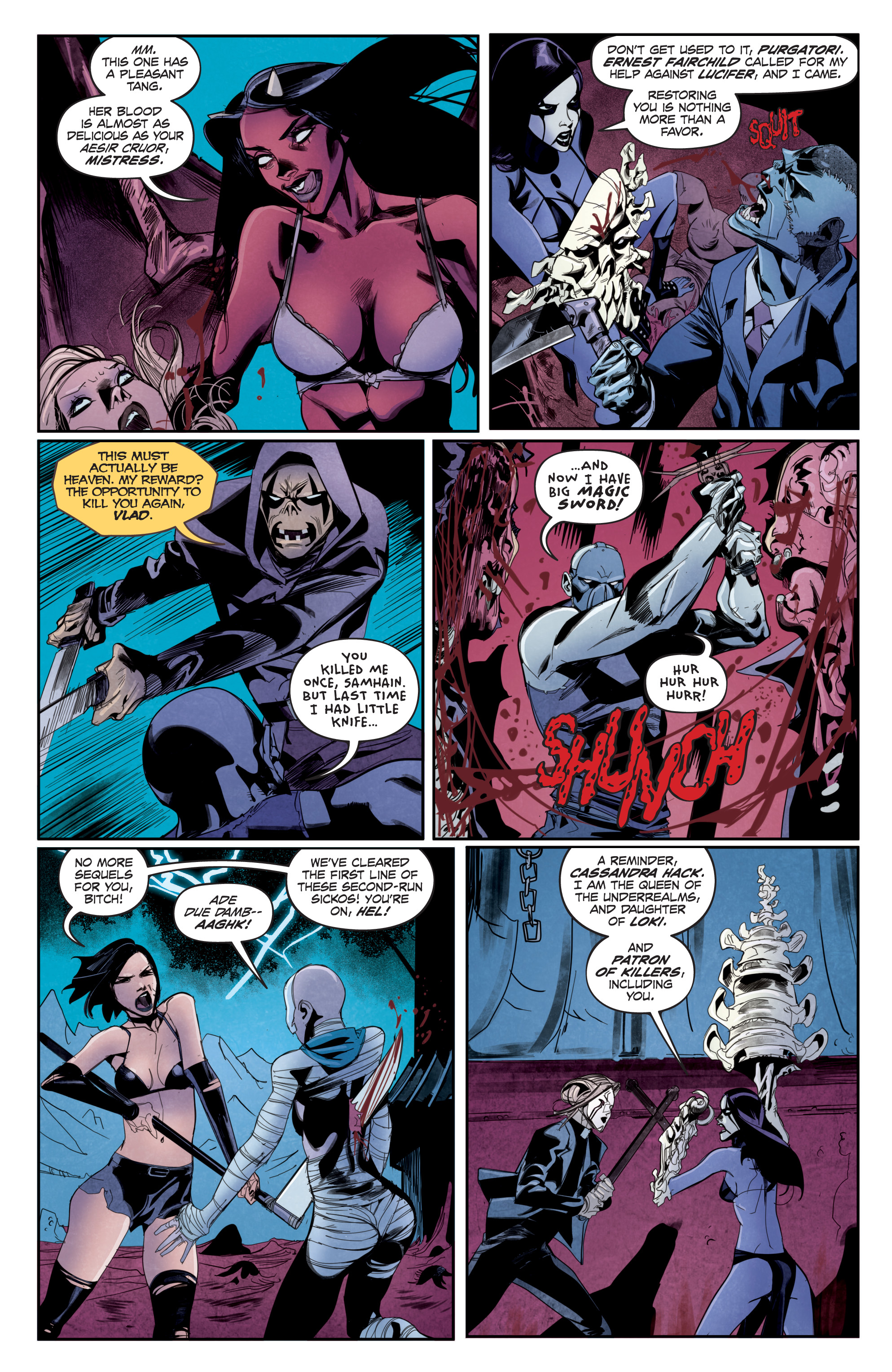 Read online Hack/Slash vs. Chaos comic -  Issue #5 - 7
