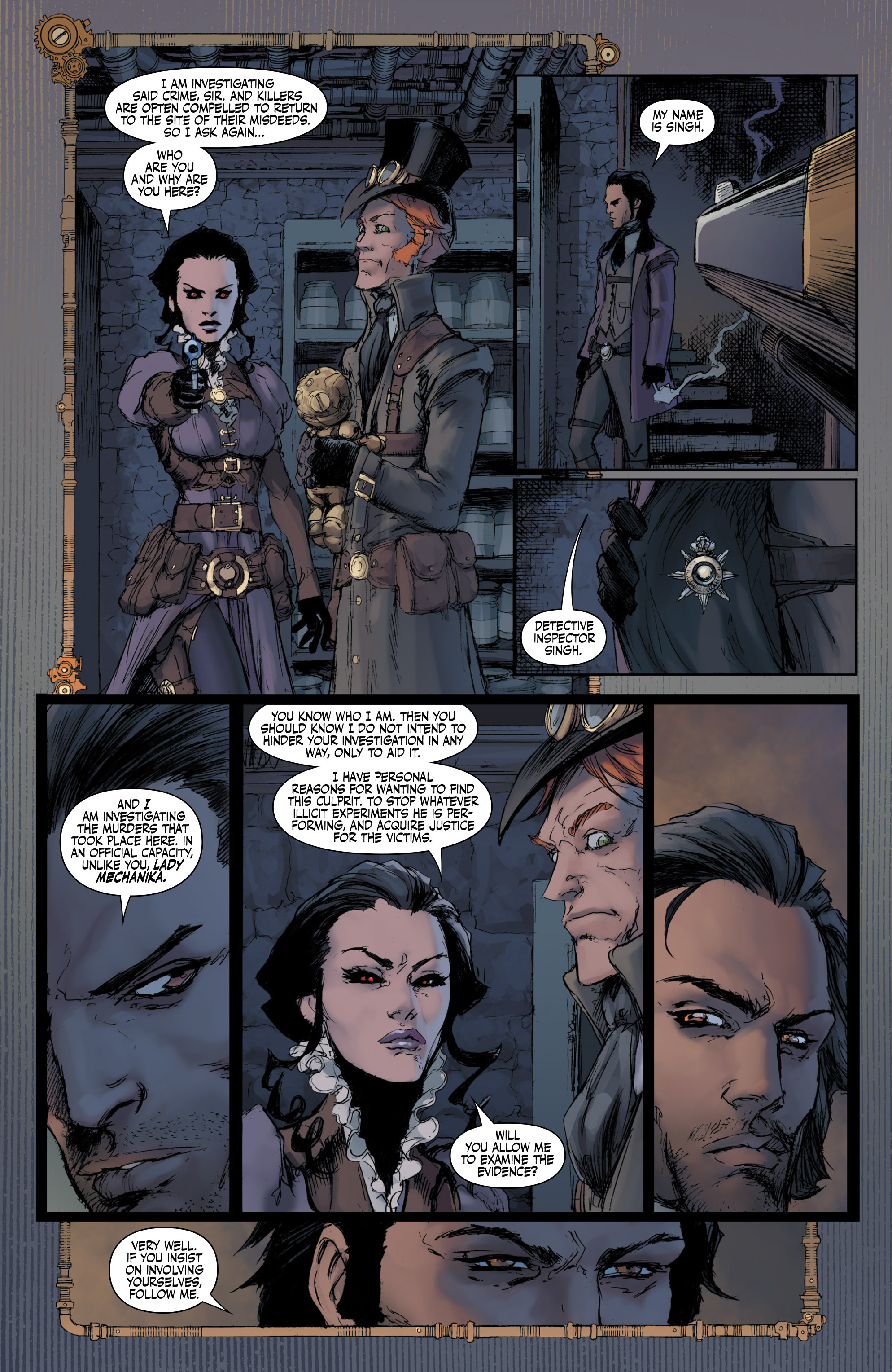 Read online Lady Mechanika: The Lost Boys of West Abbey comic -  Issue #1 - 16