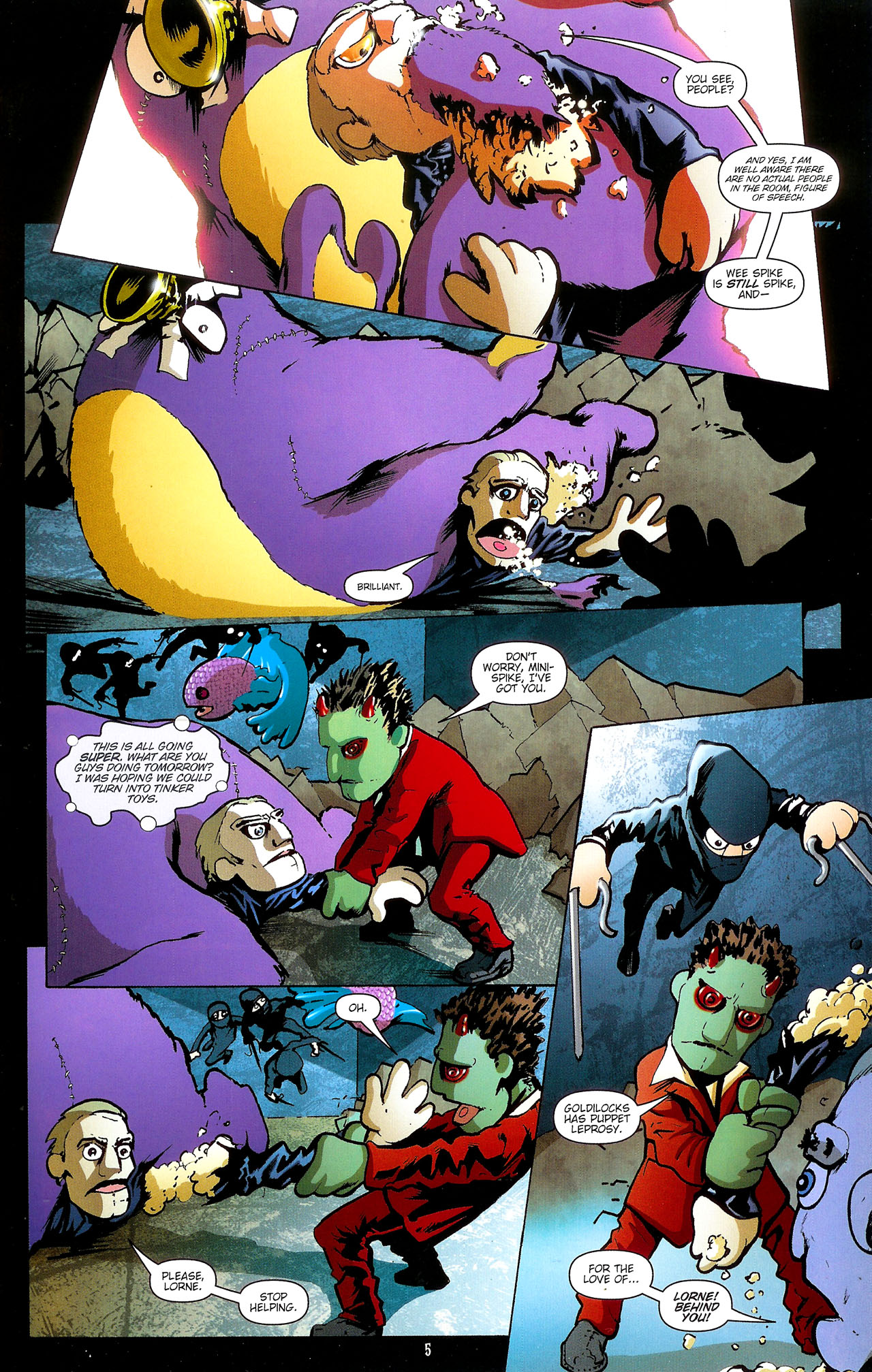 Read online Spike: Shadow Puppets comic -  Issue #3 - 7