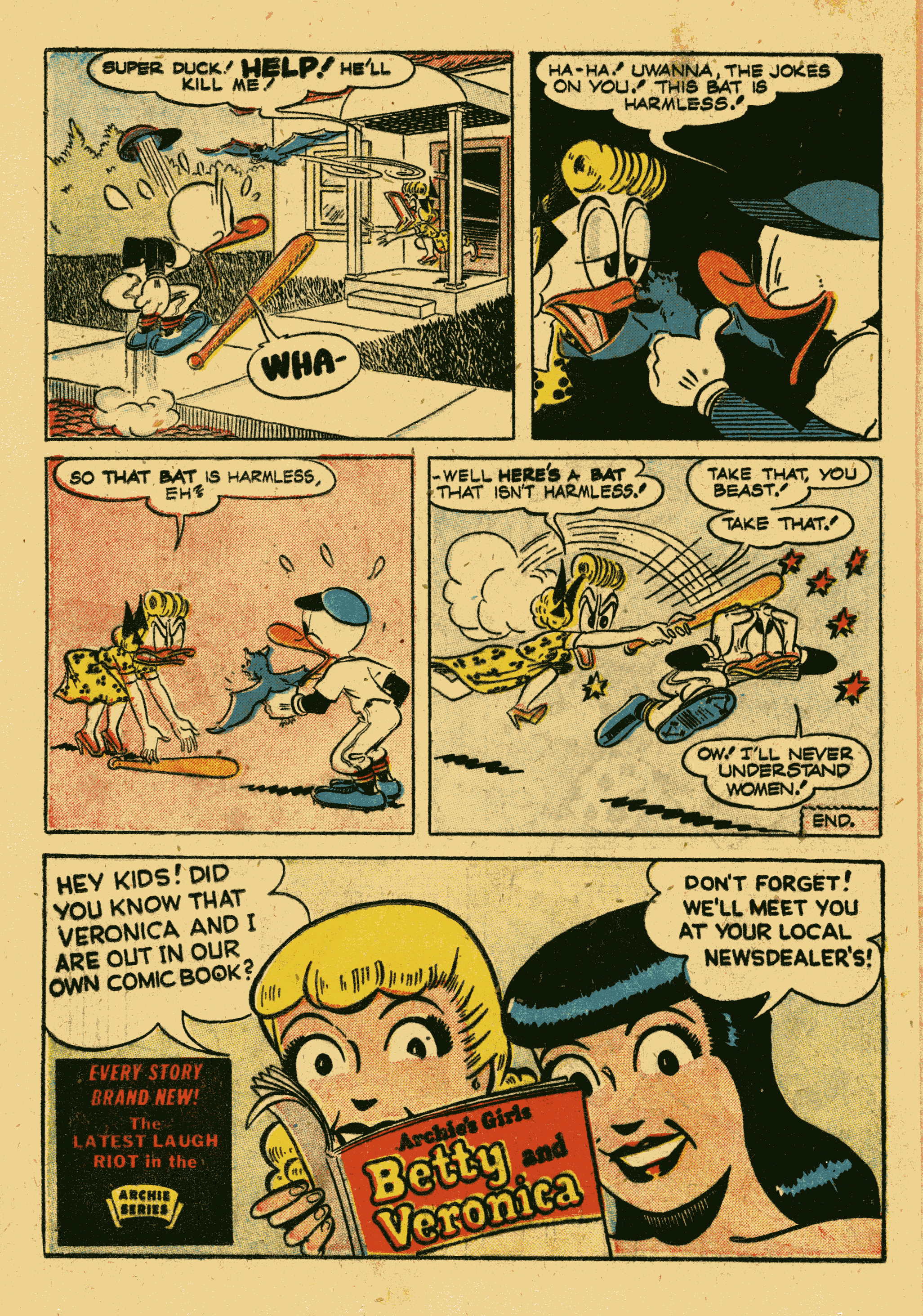Read online Super Duck Comics comic -  Issue #34 - 34