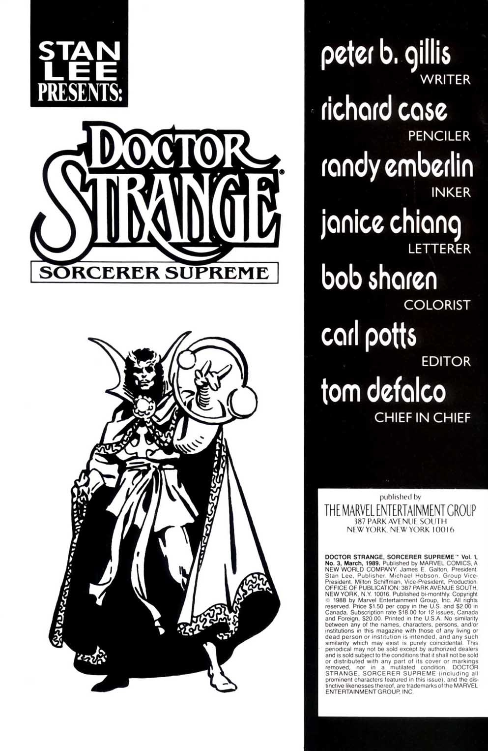 Read online Doctor Strange: Sorcerer Supreme comic -  Issue #3 - 2