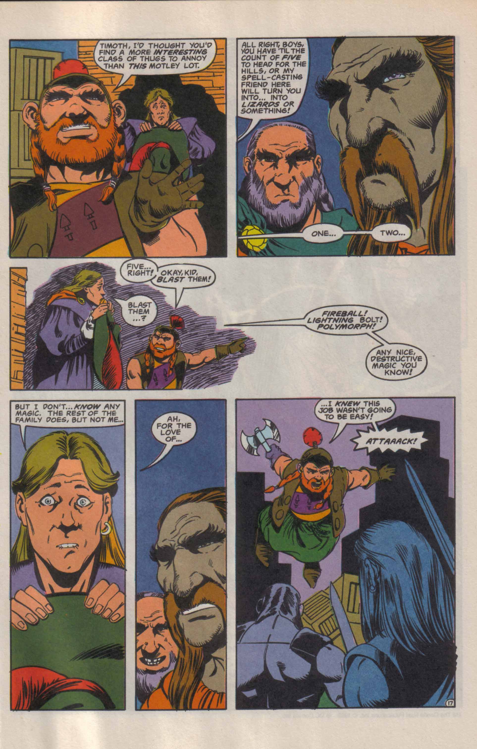 Read online Advanced Dungeons & Dragons comic -  Issue #9 - 18