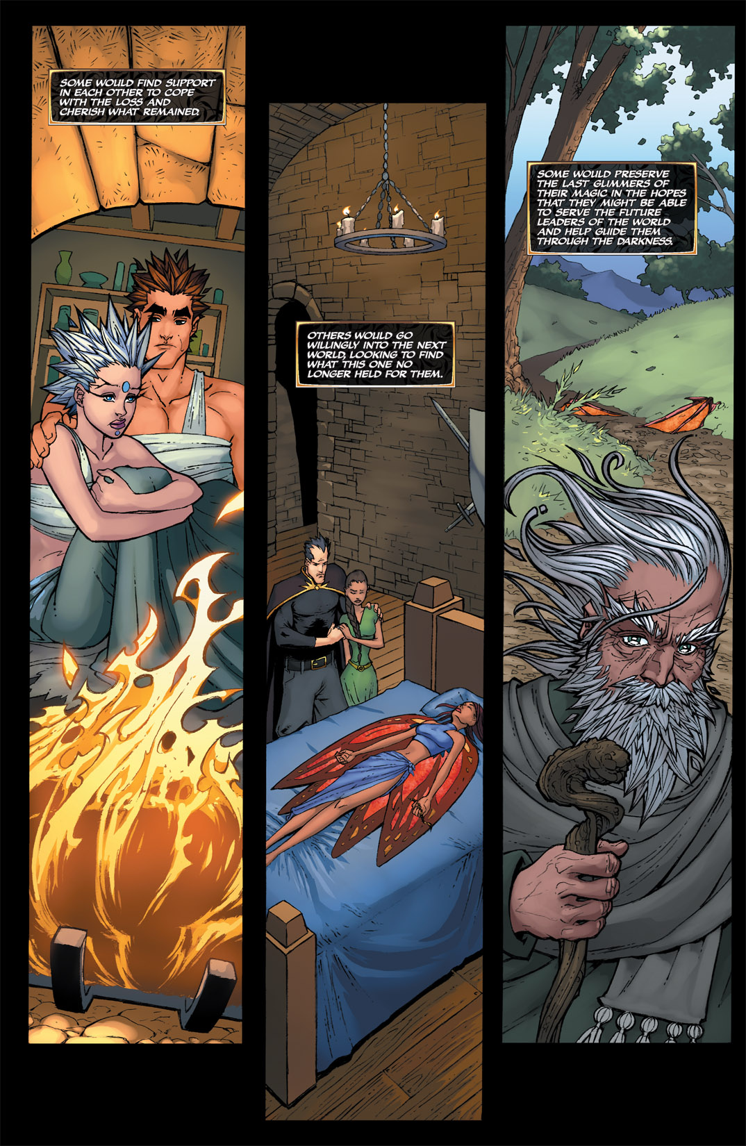 Read online Michael Turner's Soulfire: Dying Of The Light comic -  Issue # _TPB - 129